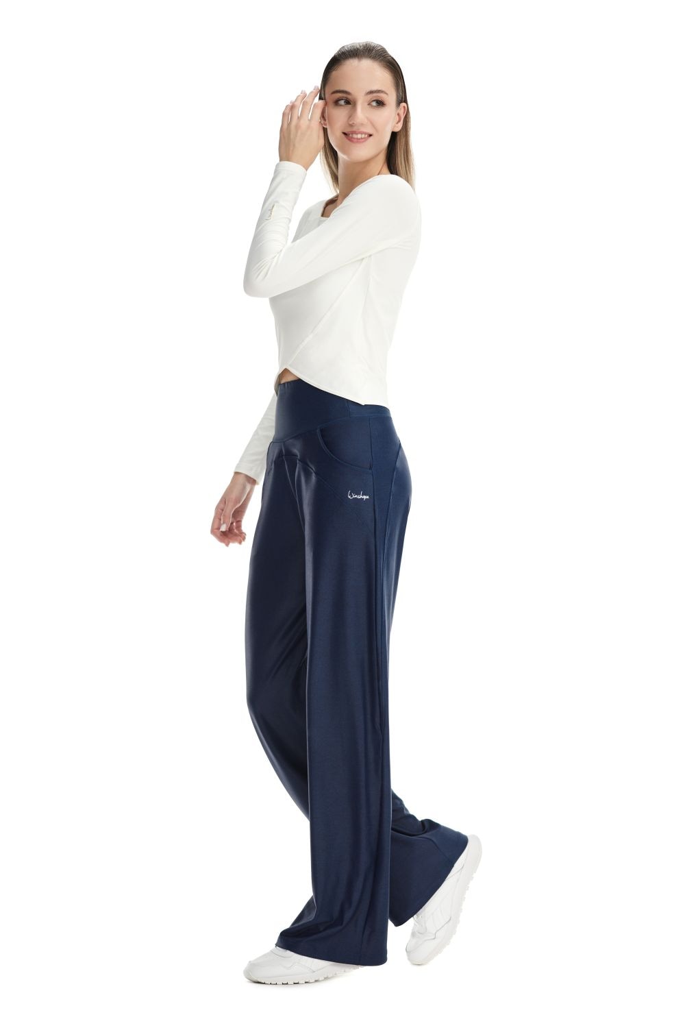 Winshape Sporthose »Functional Comfort Wide Leg Pants CUL105C«  mit Patchwork-Print