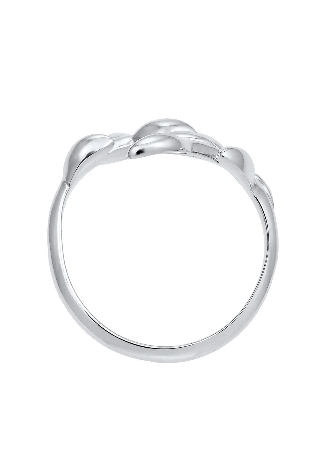 Elli Silberring »Ring Olivenzweig Blatt 925 Sterling Silber verstellbar«