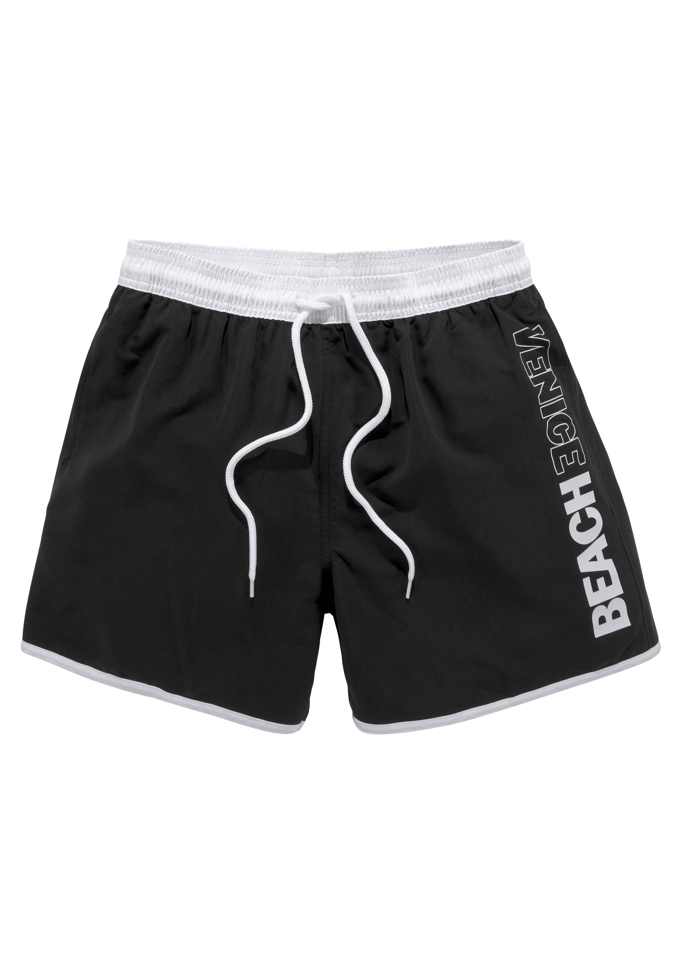 Venice Beach Badeshorts »Bo«, mit Logodruck am Bein