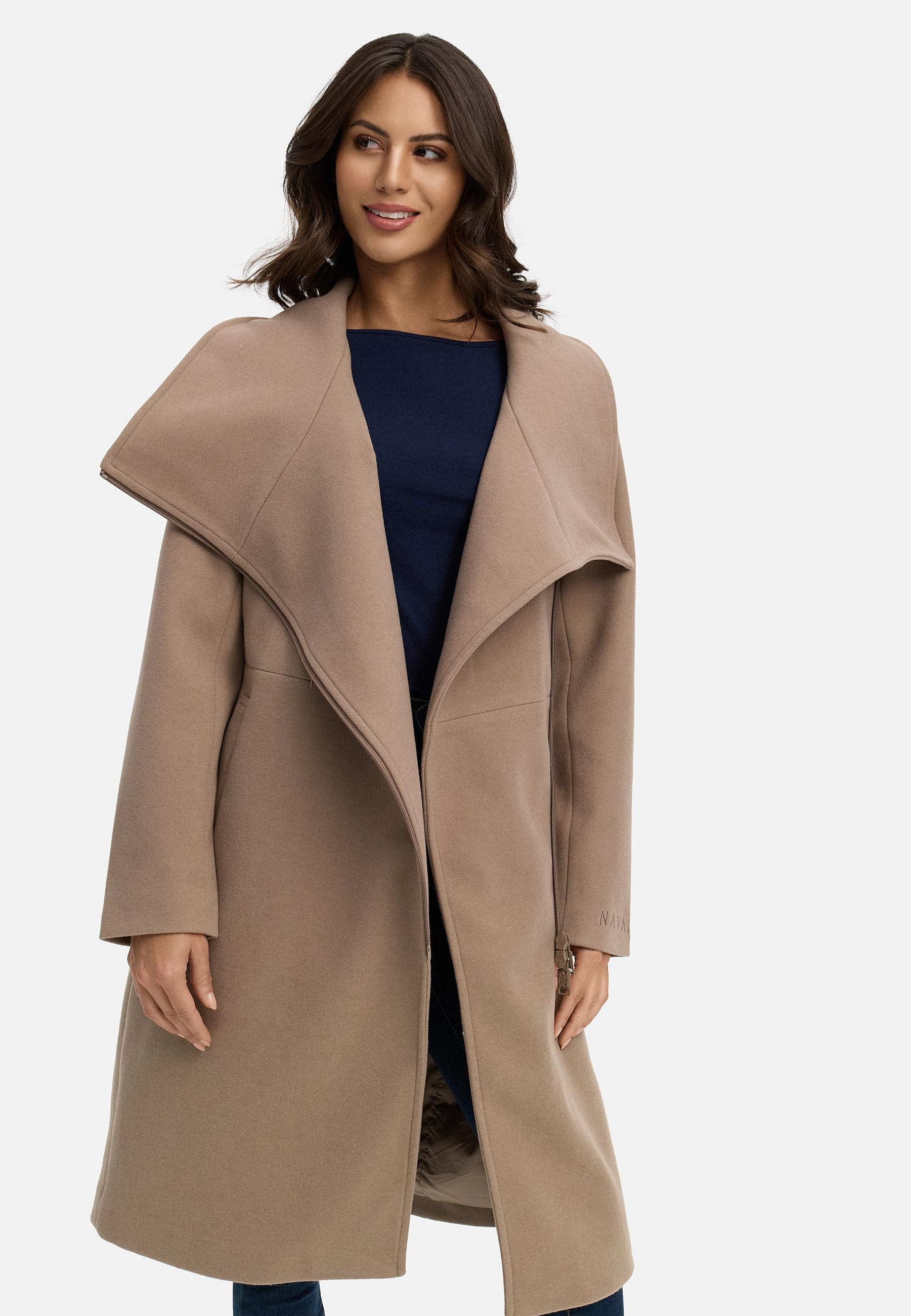 Navahoo Kurzmantel »Kurzmantel Samtrose 14«