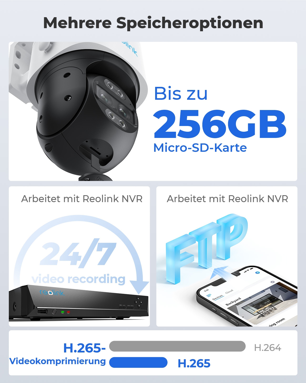 Reolink Überwachungskamera »Trackmix Series W760 WiFi-Outdoor«, Außenbereich