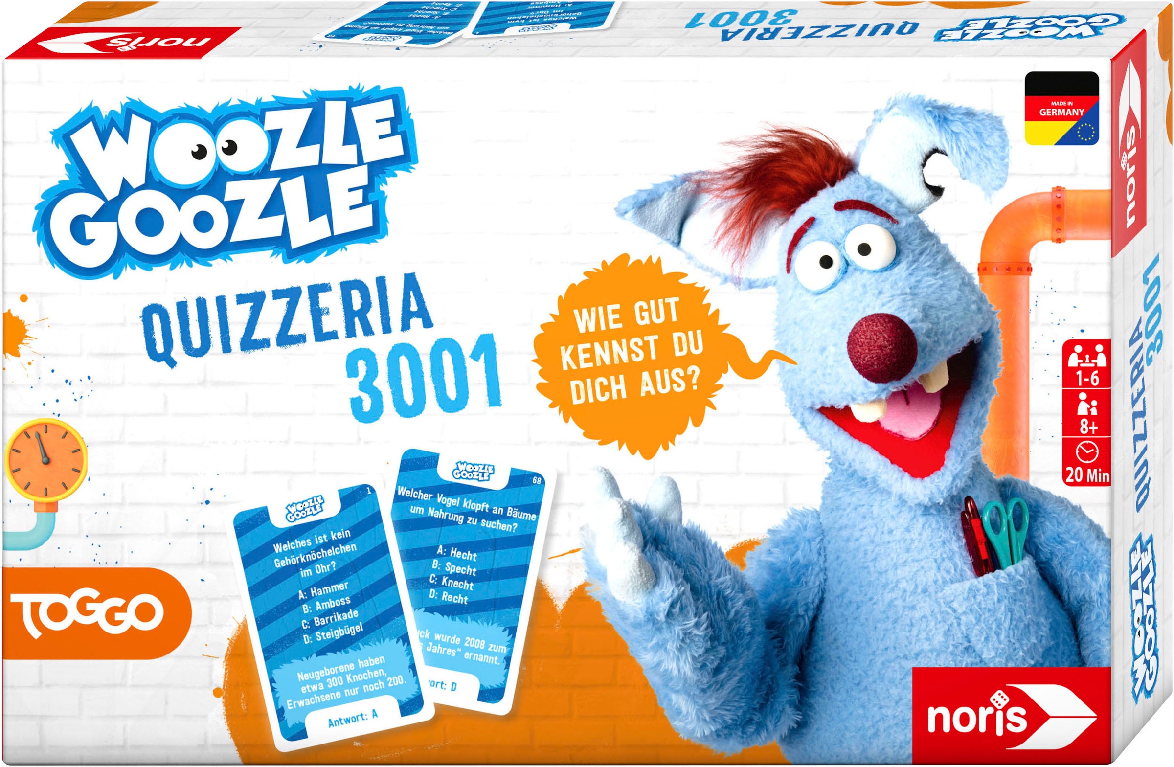 Noris Spiel »Woozle Goozle, Quizzeria«, Made in Germany