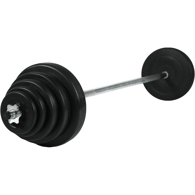 Christopeit Sport® Hantel-Set »Langhantel Gewichtsset 42 kg«, (Set, mit  Langhantelstange) bei OTTO kaufen | OTTO