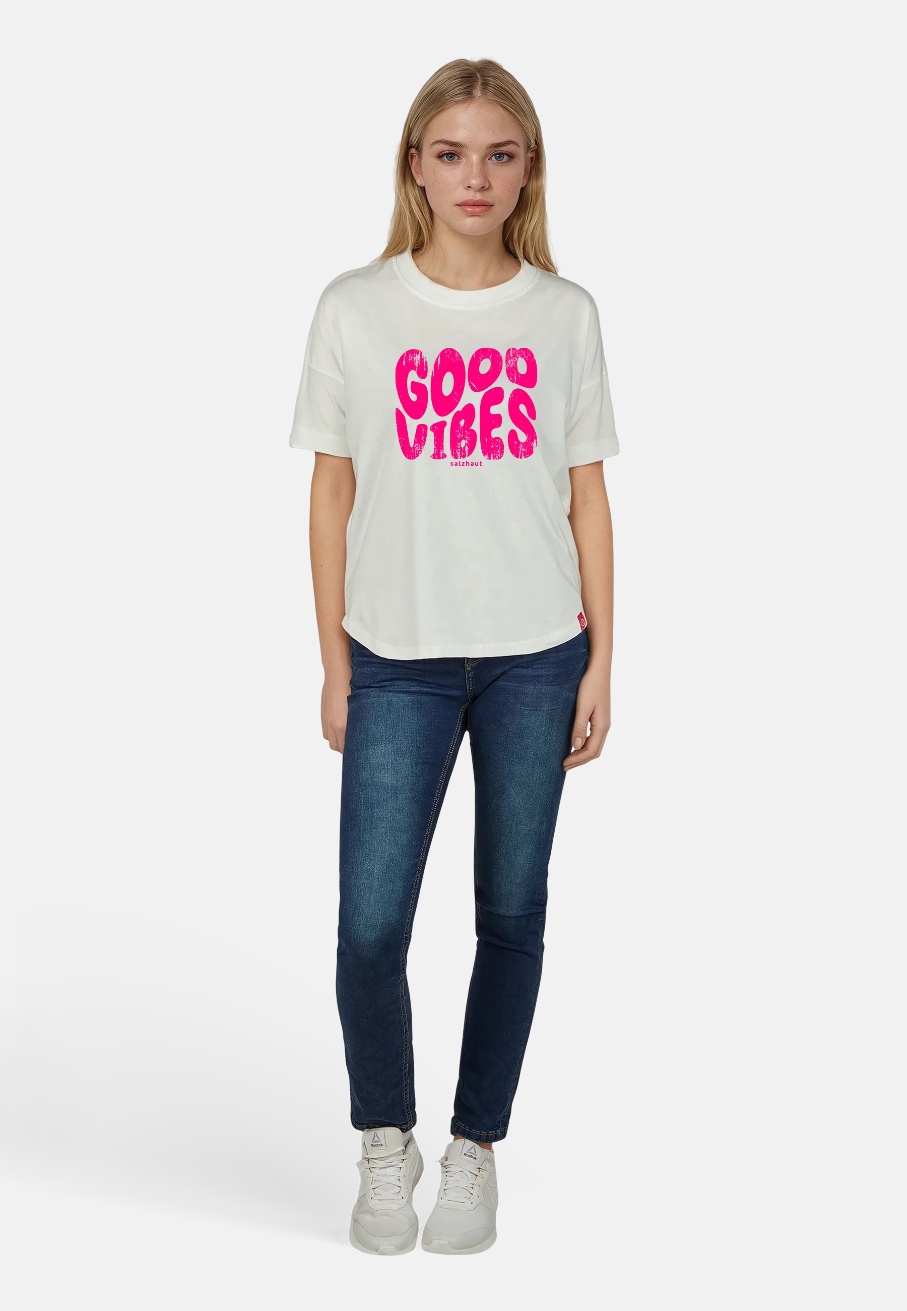 salzhaut T-Shirt »Shirt LEEV - GOOD VIBES«