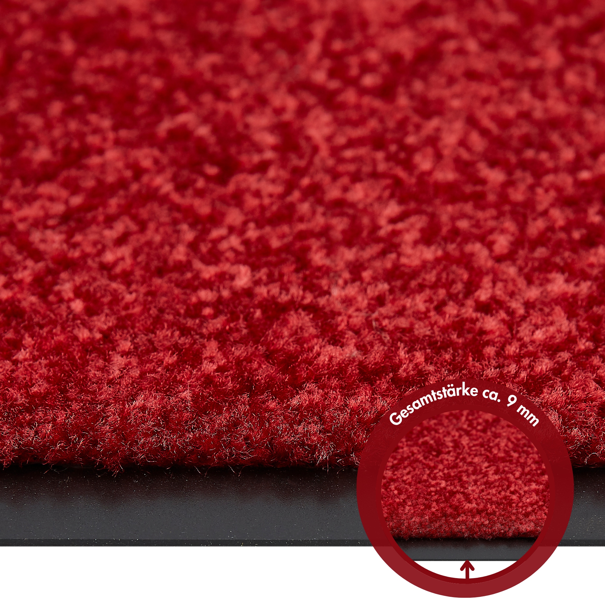 Andiamo Fußmatte »Super Wash & Clean, Made in Belgium« rechteckig 7 mm Höhe Schmutzfangmatte, Uni Farben, rutschhemmend, waschbar