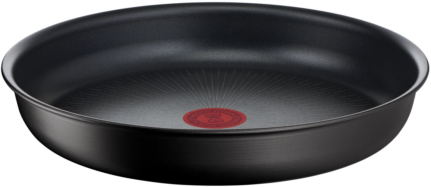 Tefal Pfannen-Set »Ingenio Unlimited«, Aluminium, (Set, 3 tlg., Tefal Ingenio Unlimited Pfannenset, 2 teilig, Ø 24, 28 cm, 1 Griff), stapelbar, Antihaftversiegelung, Induktion, Made in France, kompakt