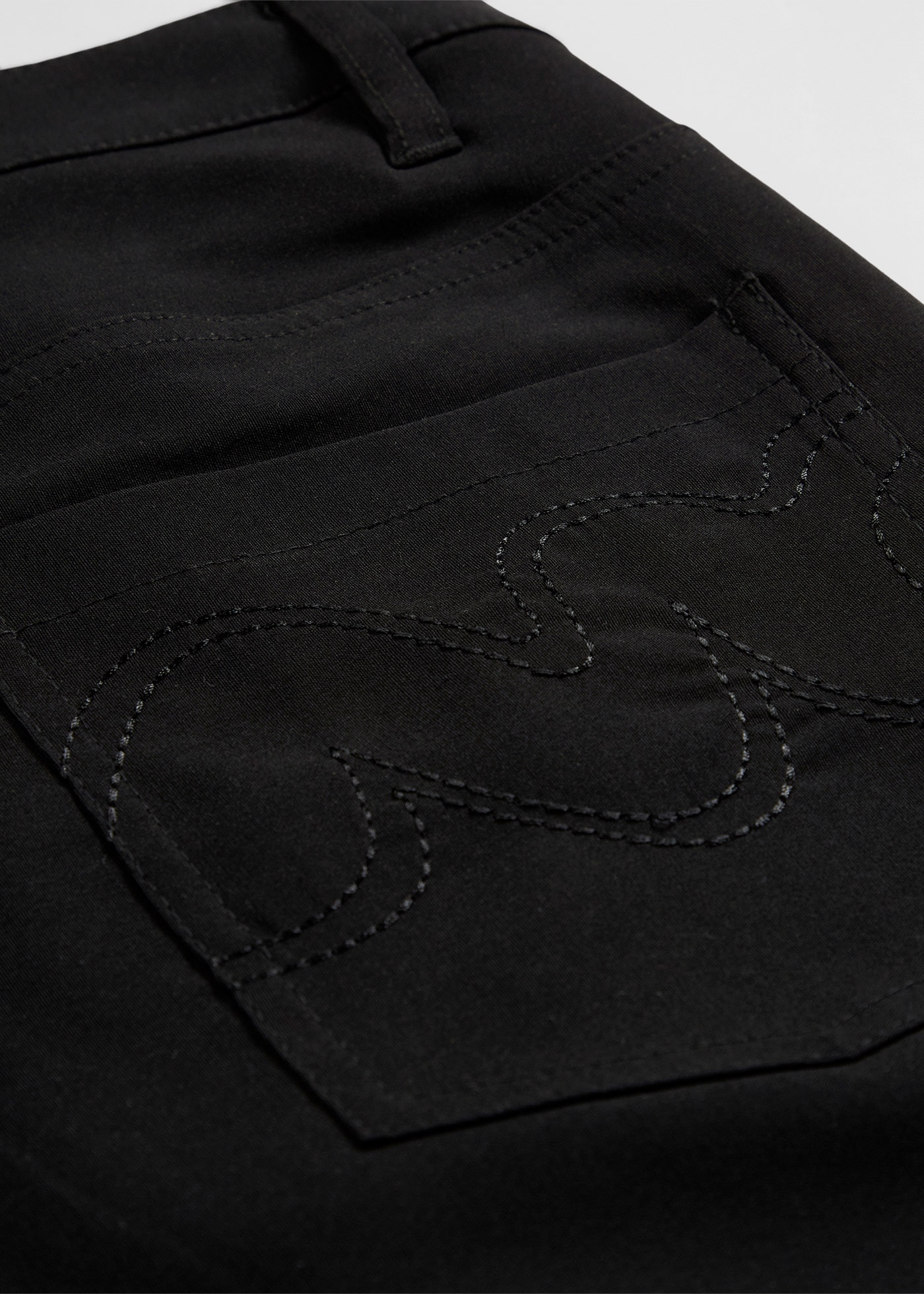 bonprix Stretch-Hose  aus Viskose, mit Bootcut-Design, Regular Fit, mit Gürtelschlaufen