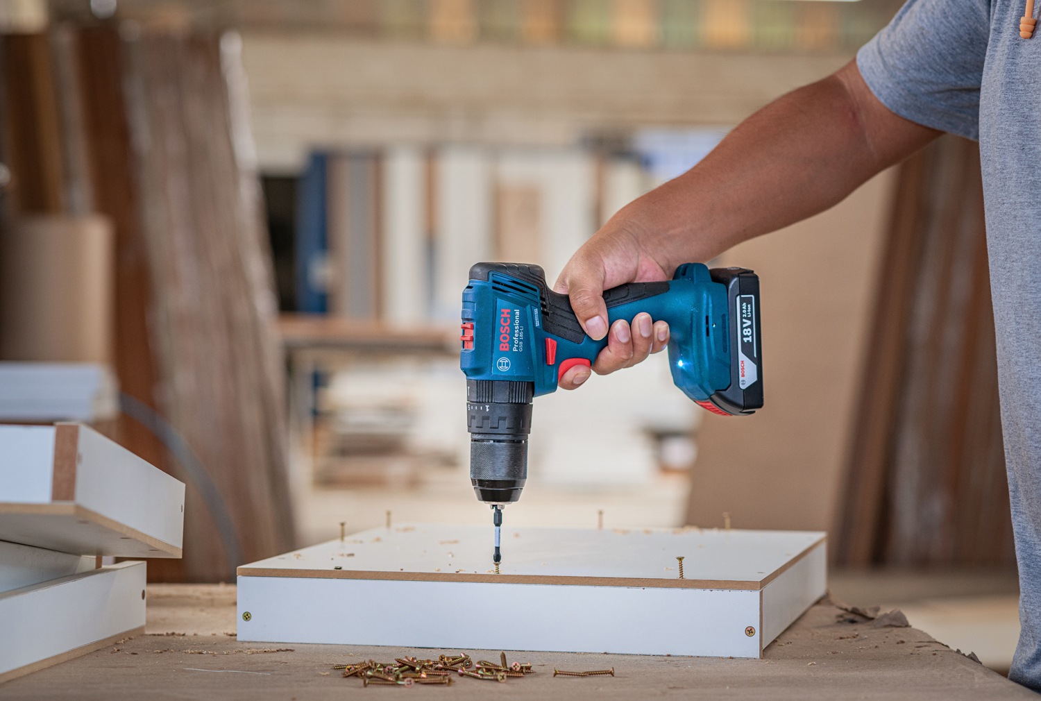 Bosch Professional Akku-Bohrschrauber »»GSB 18V-45««, im Karton, ohne Akku, ohne Ladegerät