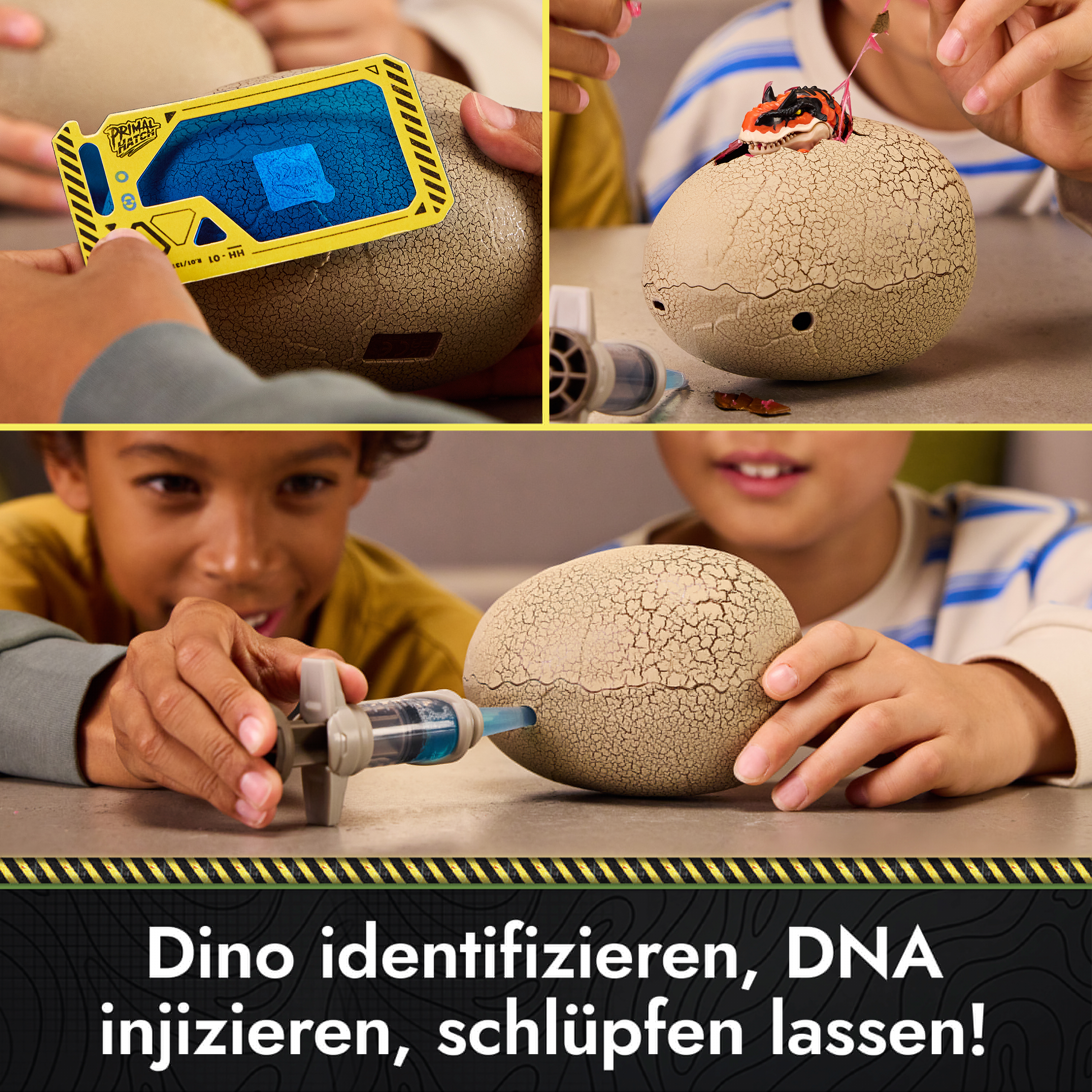 Spin Master Spielfigur »Primal Hatch Hybrid Dinos - Dino Actionfigur im Ei« mit Schlüpffunktion; Variante nicht wählbar