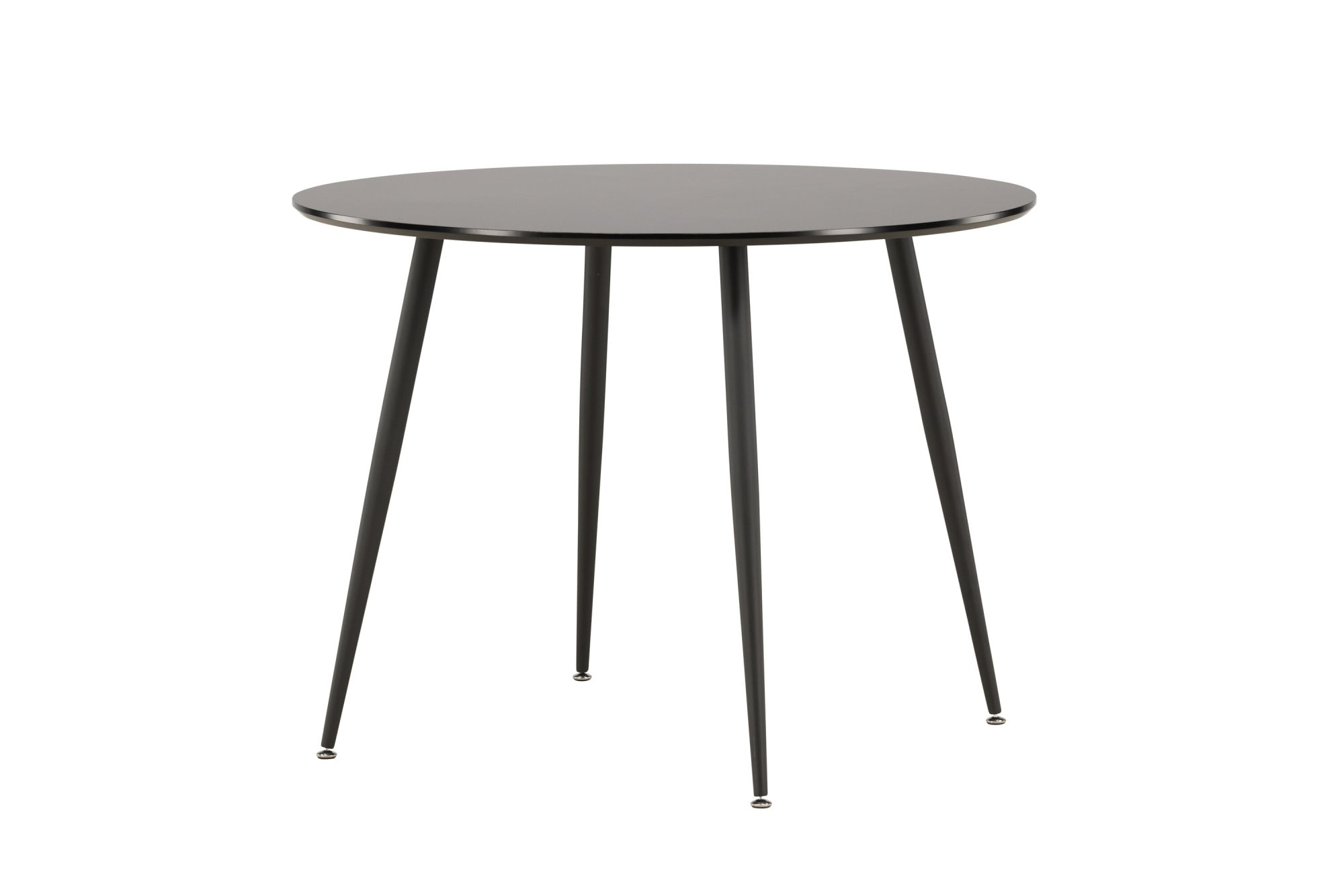 Venture Home Esstisch »Plaza, runder Esstisch, modern & vielseitig, Ø 100 cm« Esszimmertisch, MDF, Stahlbeine, rund, stilvoll, klassisch