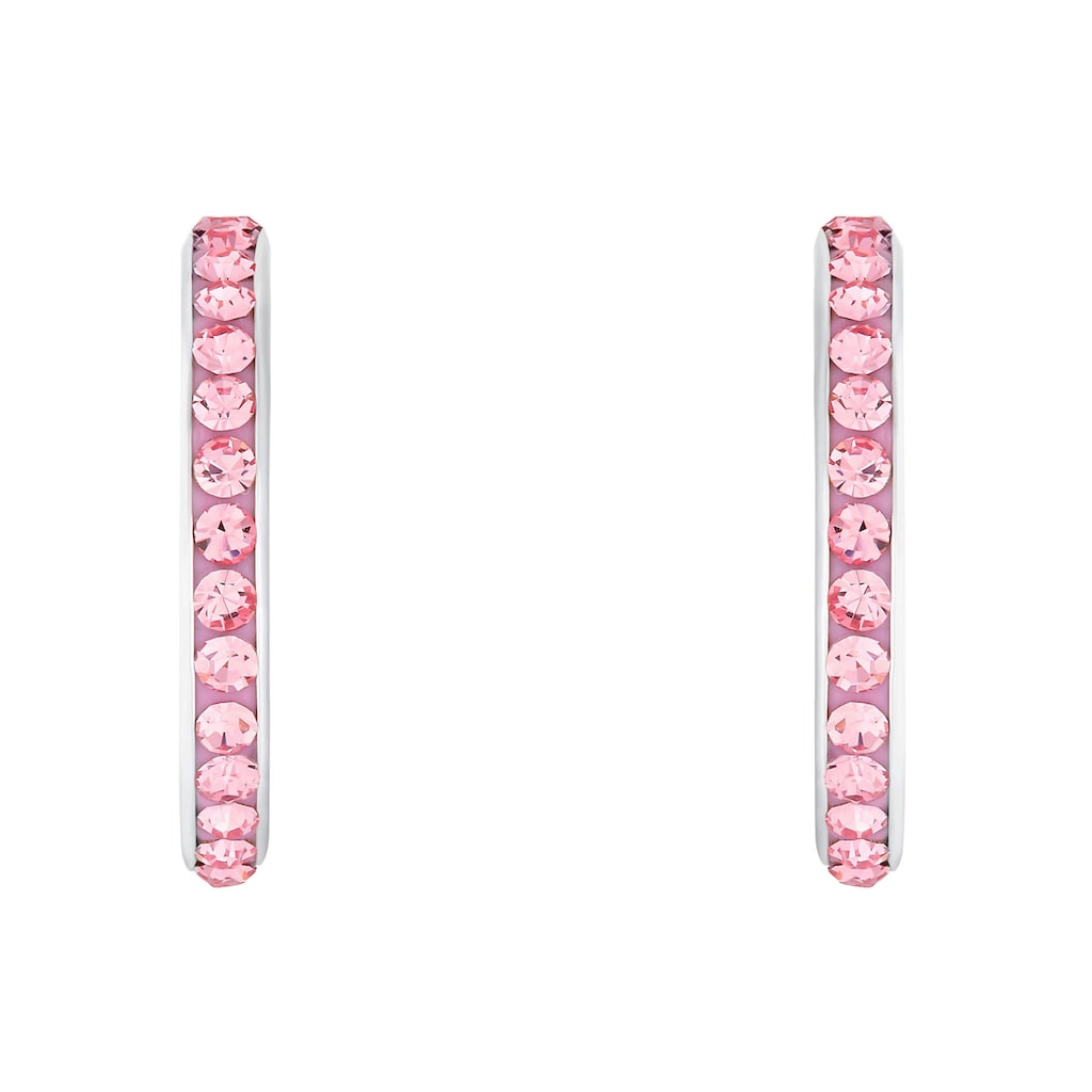 Amor Paar Creolen »Pink Passion, 2036516, 2036779«, mit Kristallglas