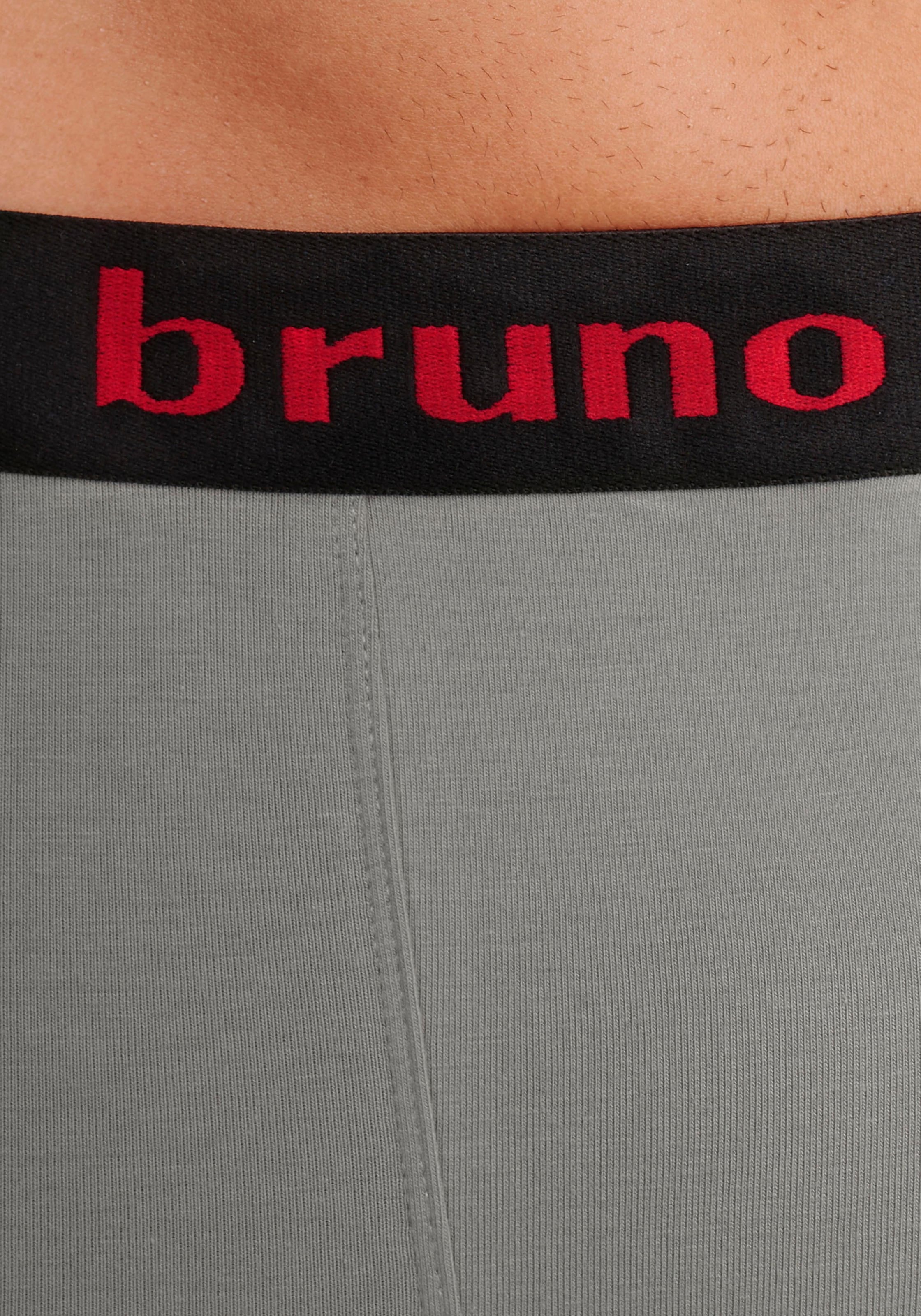 Bruno Banani Boxer, (Packung, 4 St.), mit farbigen Marken-Schriftzug am Bündchen