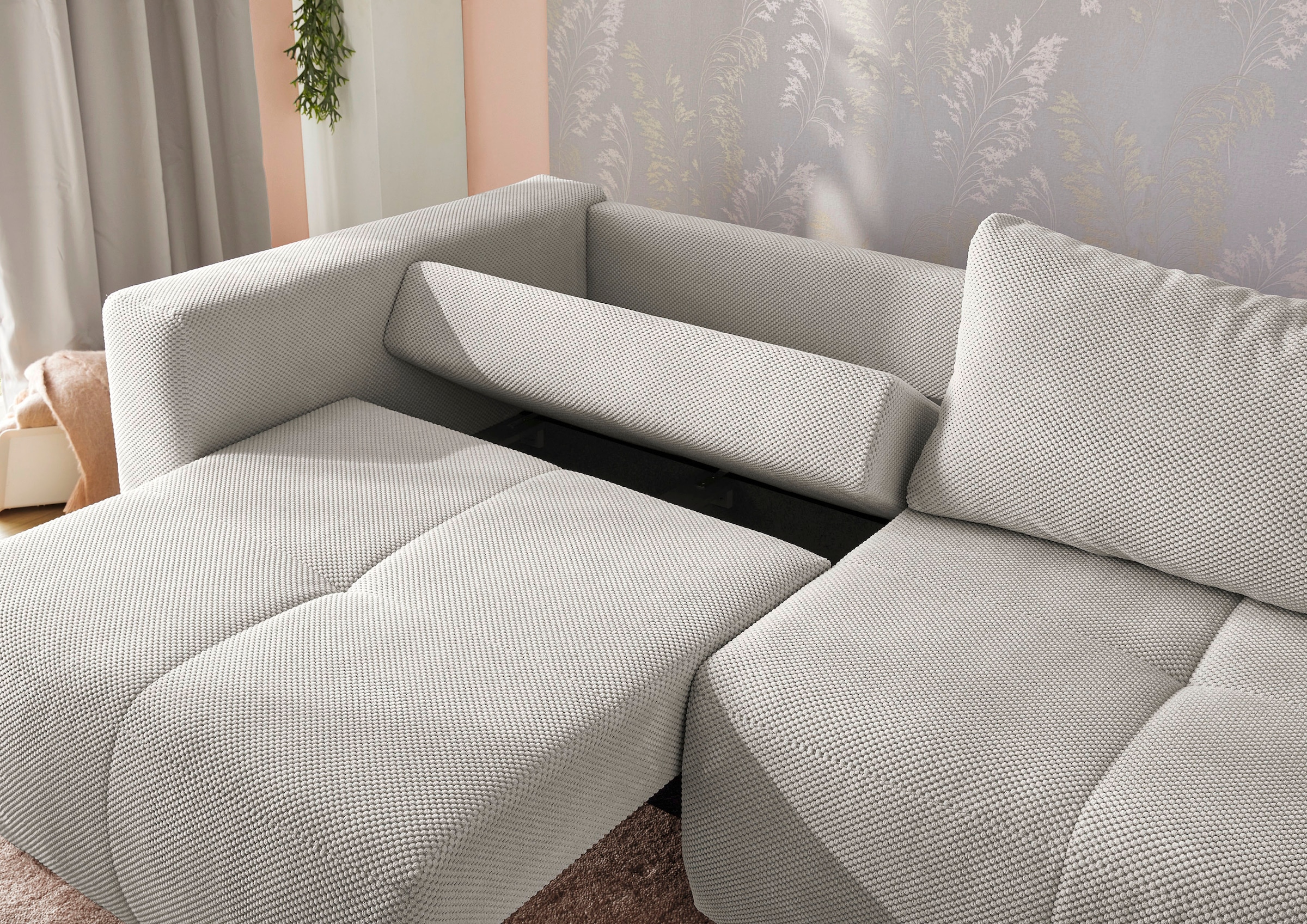 Jockenhöfer Gruppe Big-Sofa »Relax«, Gästebettfunktion, Bettkasten, Sitzelemente einzeln ausziehbar