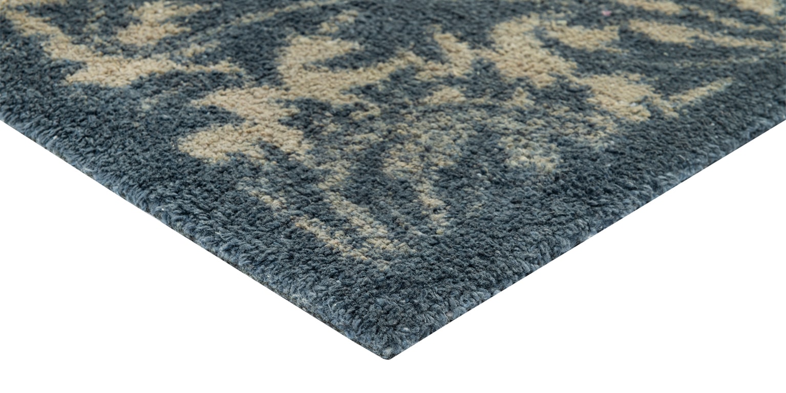 Turtle Mat Fußmatte »Thistle Blue & Gold«, rechteckig, 9 mm Höhe