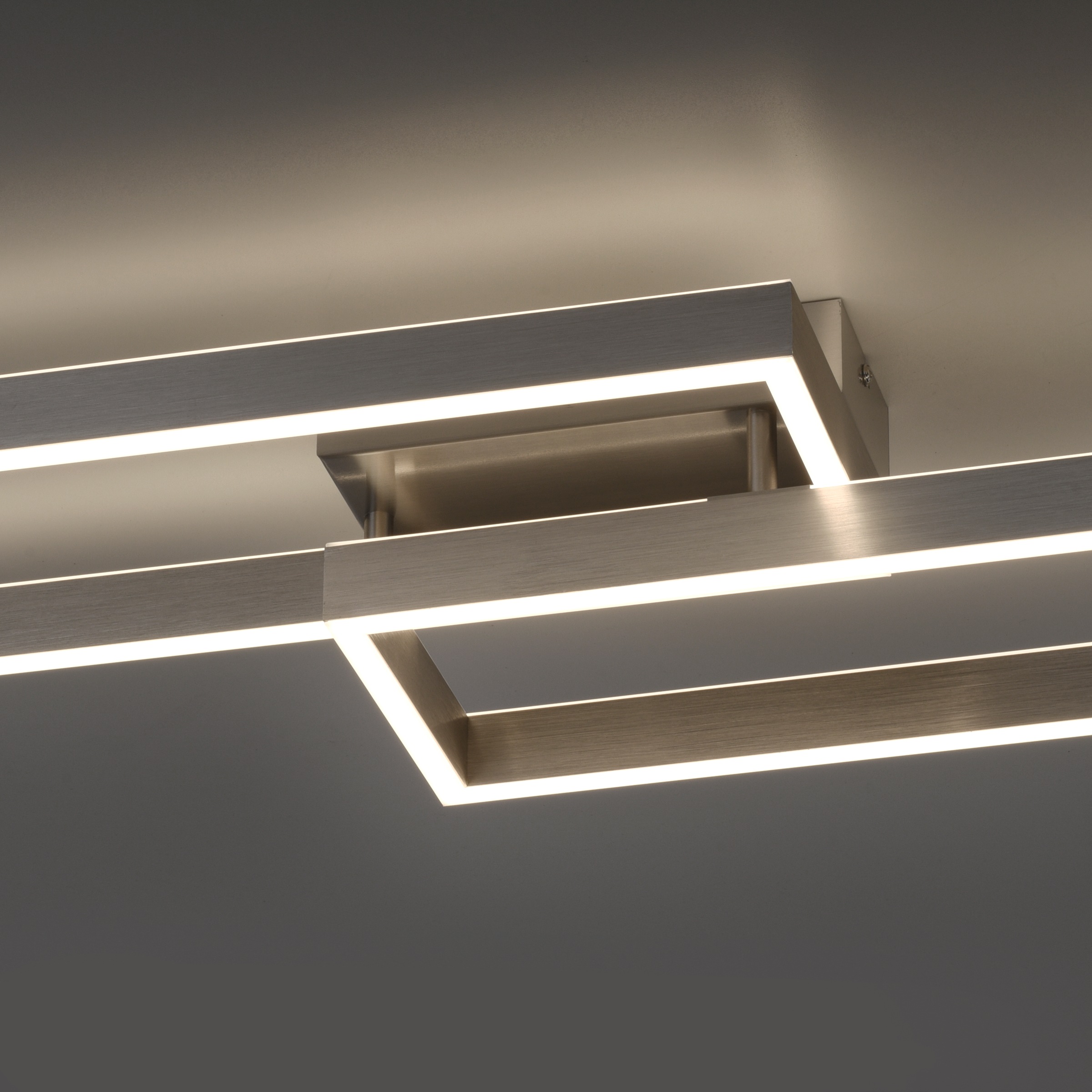Paul Neuhaus Deckenleuchte »PAAN«, 2 flammig, Leuchtmittel LED-Board-LED-Board | LED fest integriert-LED fest integriert, LED, CCT - über Fernbedienung, Fernbedienung, Funk inkl.