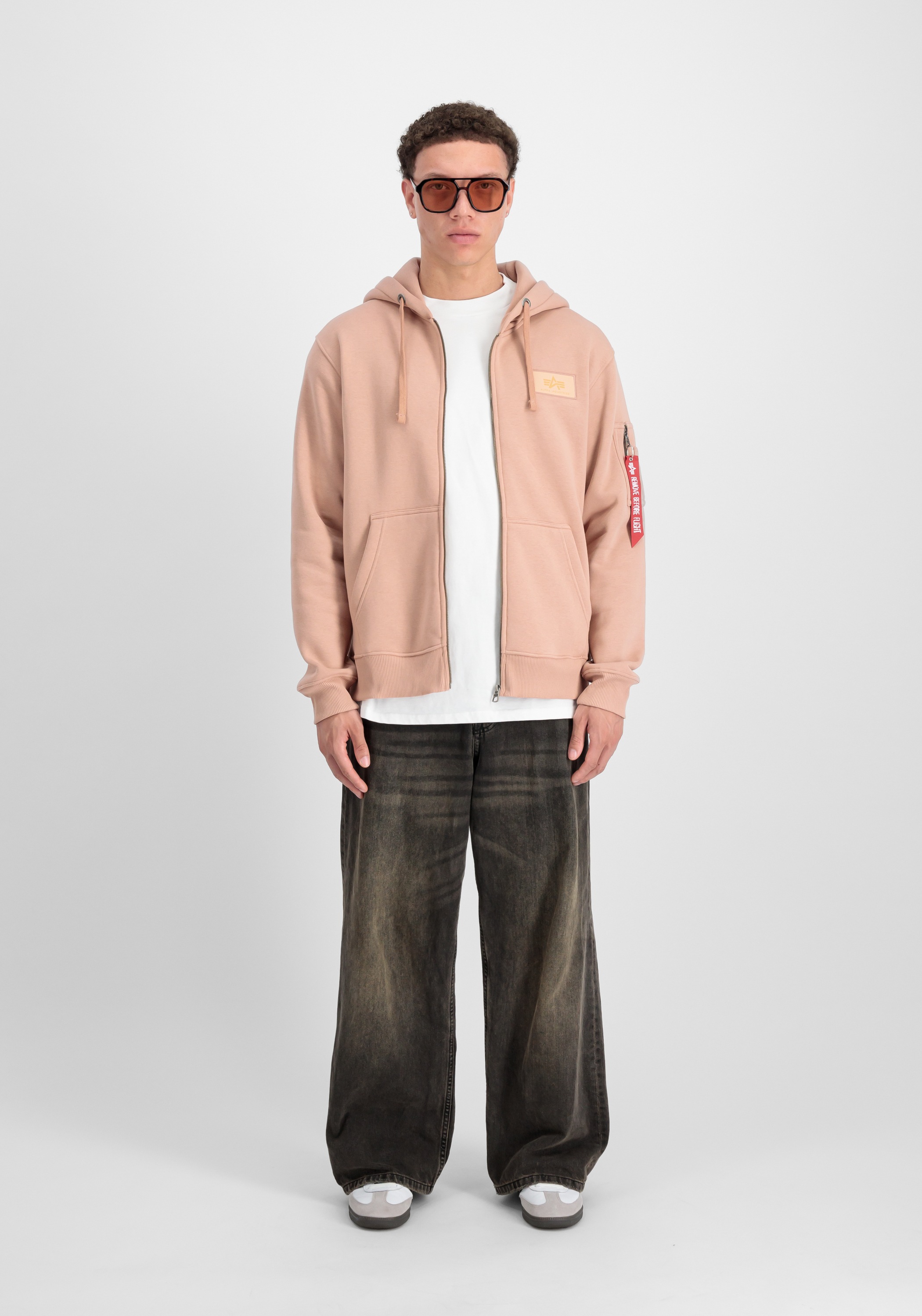 Alpha Industries Hoodie »Alpha Industries Men - Hoodies Backprint Zip Hoodie«