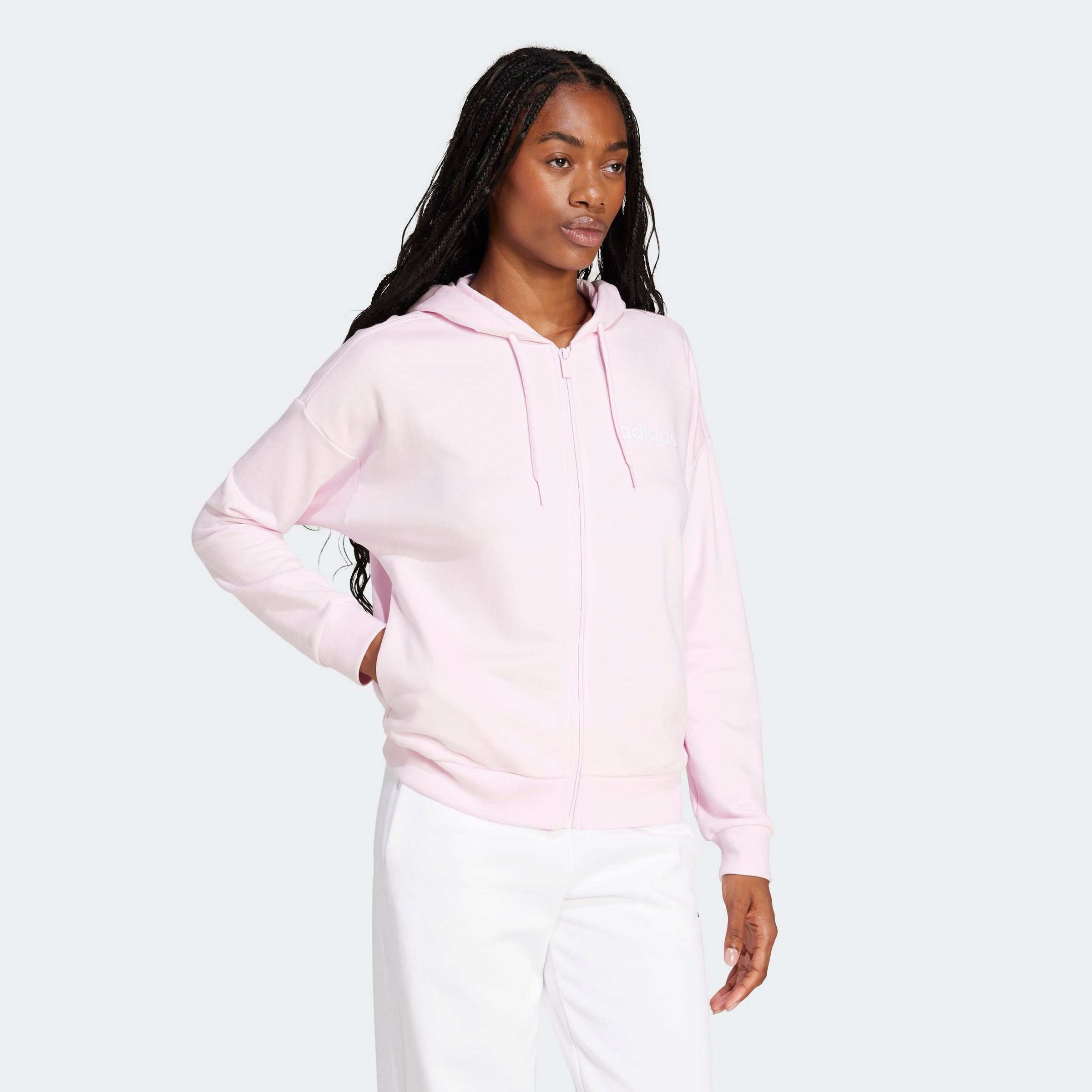 adidas Sportswear Kapuzensweatshirt »W LIN FT FZ HD«