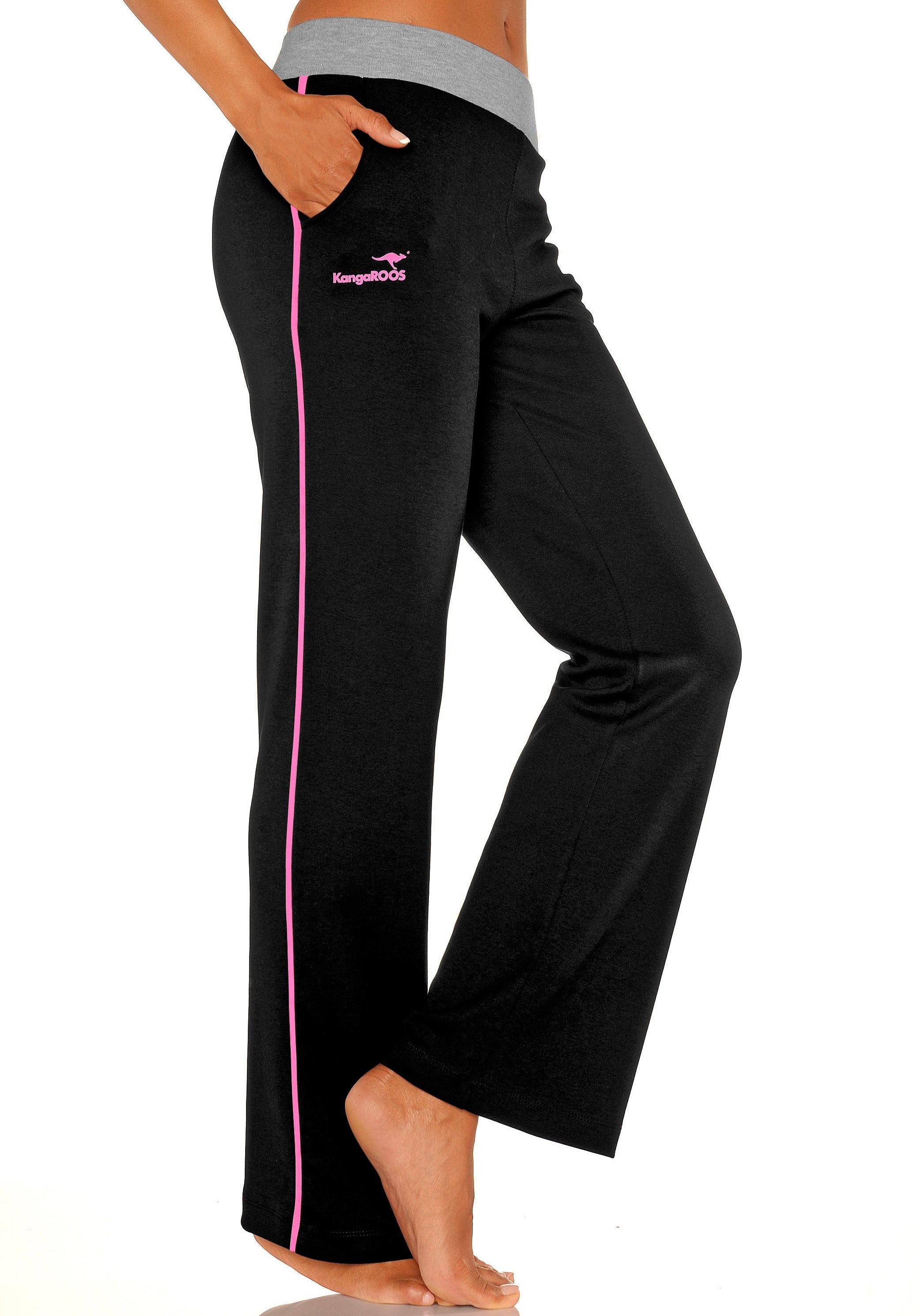 KangaROOS Relaxhose, breitem OTTO im Bund, Loungeanzug Shop bestellen Loungewear, mit Online