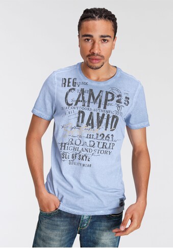 CAMP DAVID T-Shirt, mit Logoschriftzügen kaufen