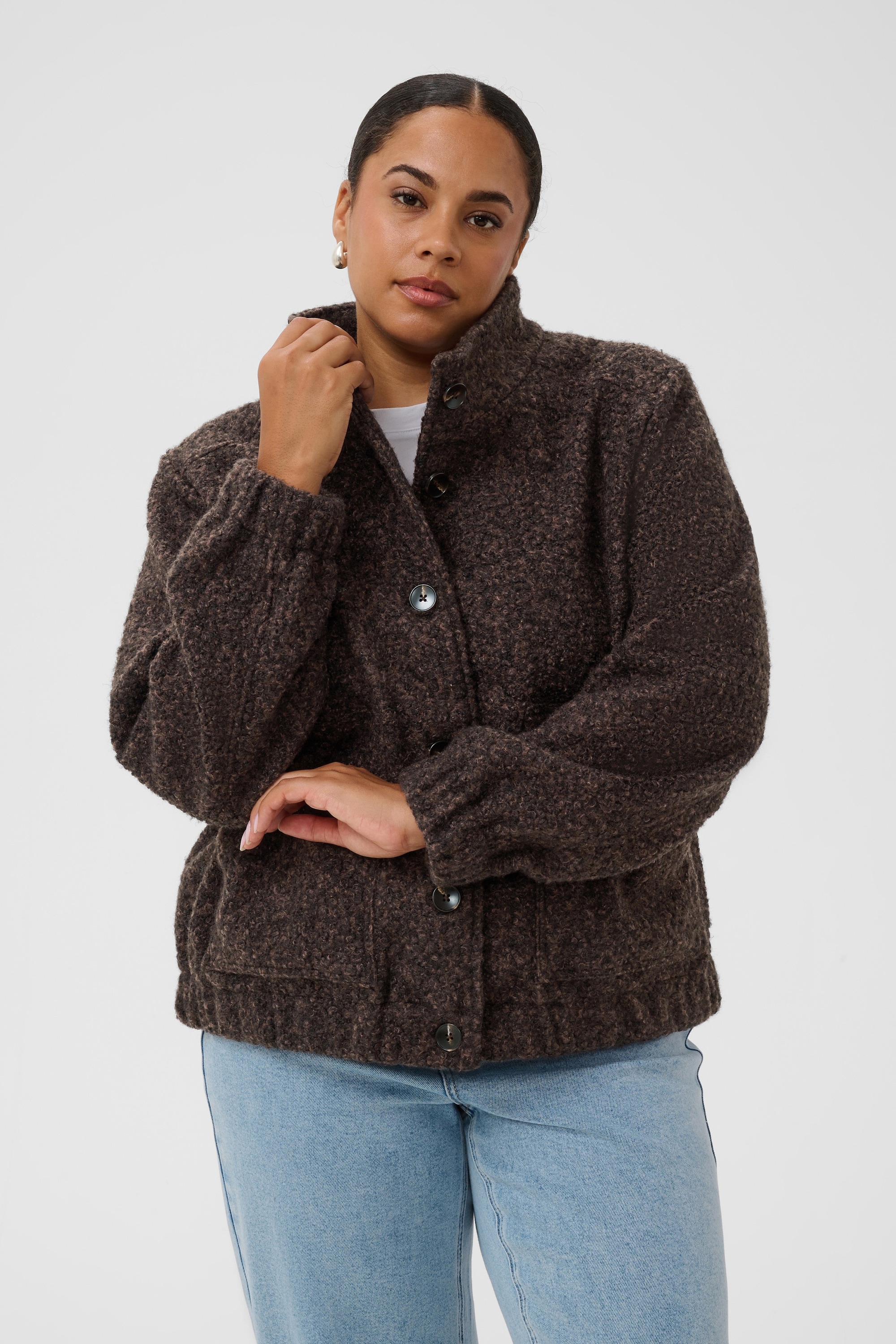 KAFFE Curve Wintermantel »KAFFE Curve Jacke KCfilona«