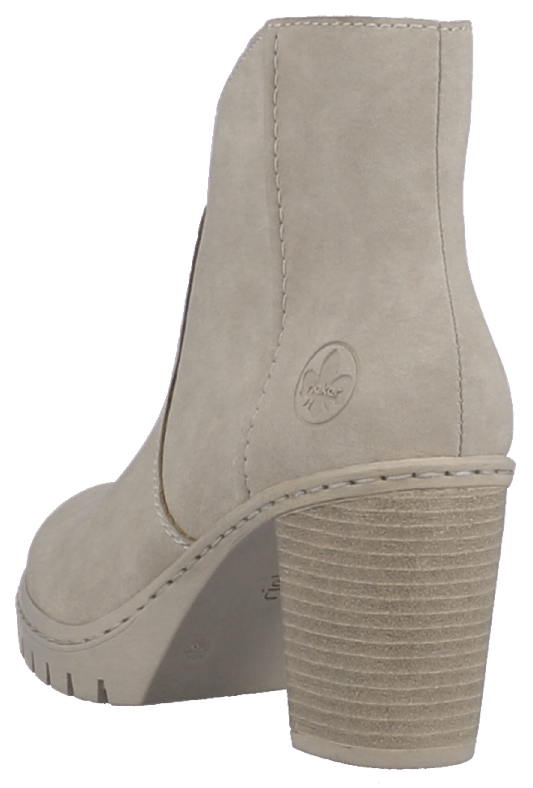 Rieker Ankleboots, Stiefelette, Plateauboots, Blockabsatz, in eleganter Optik