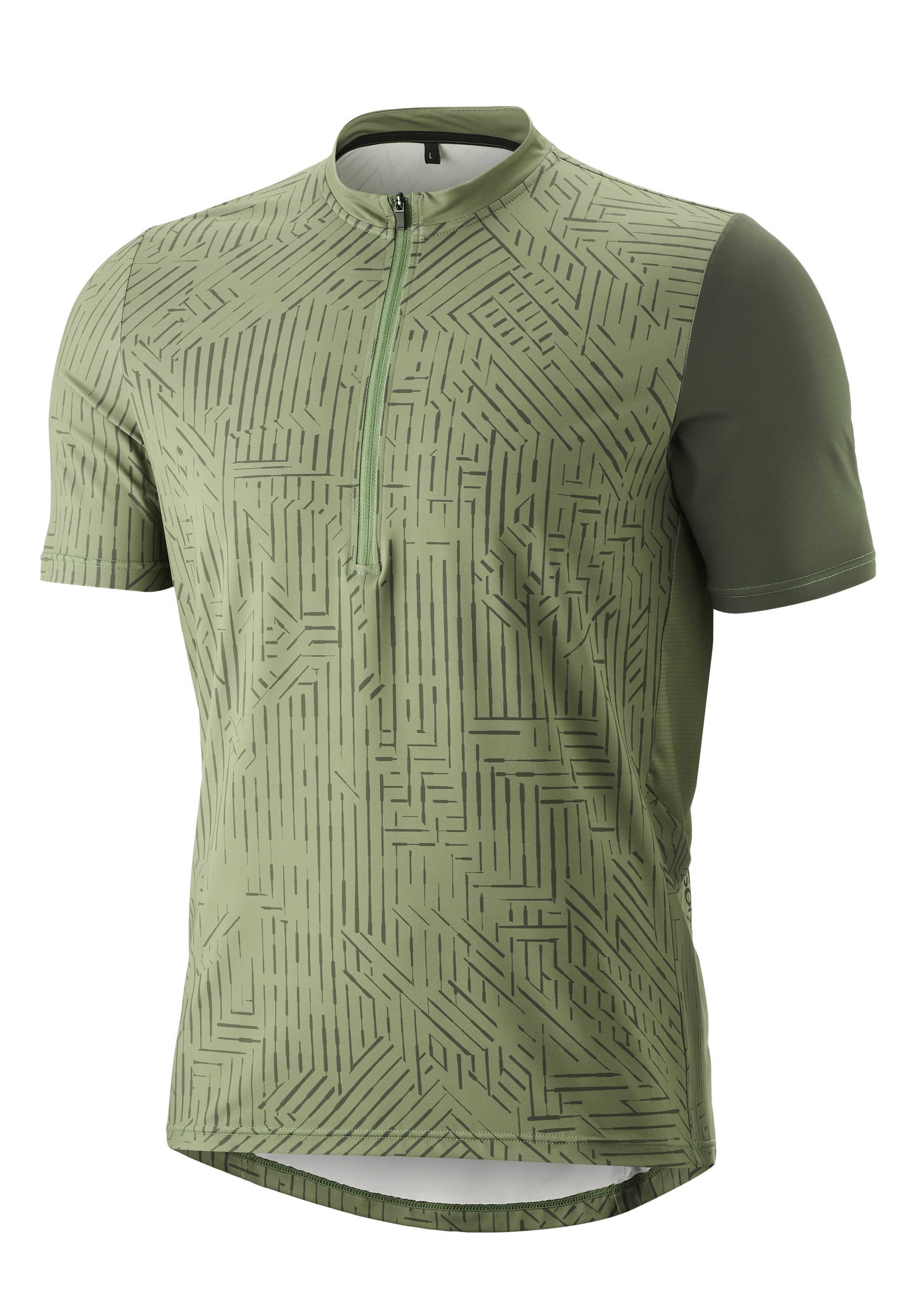 Gonso Radtrikot »Adventure Jersey Halfzip M«, Herren Fahrradtrikot kurzarm, Rückentasche mit RV, Quick-Dry, Slim Fit