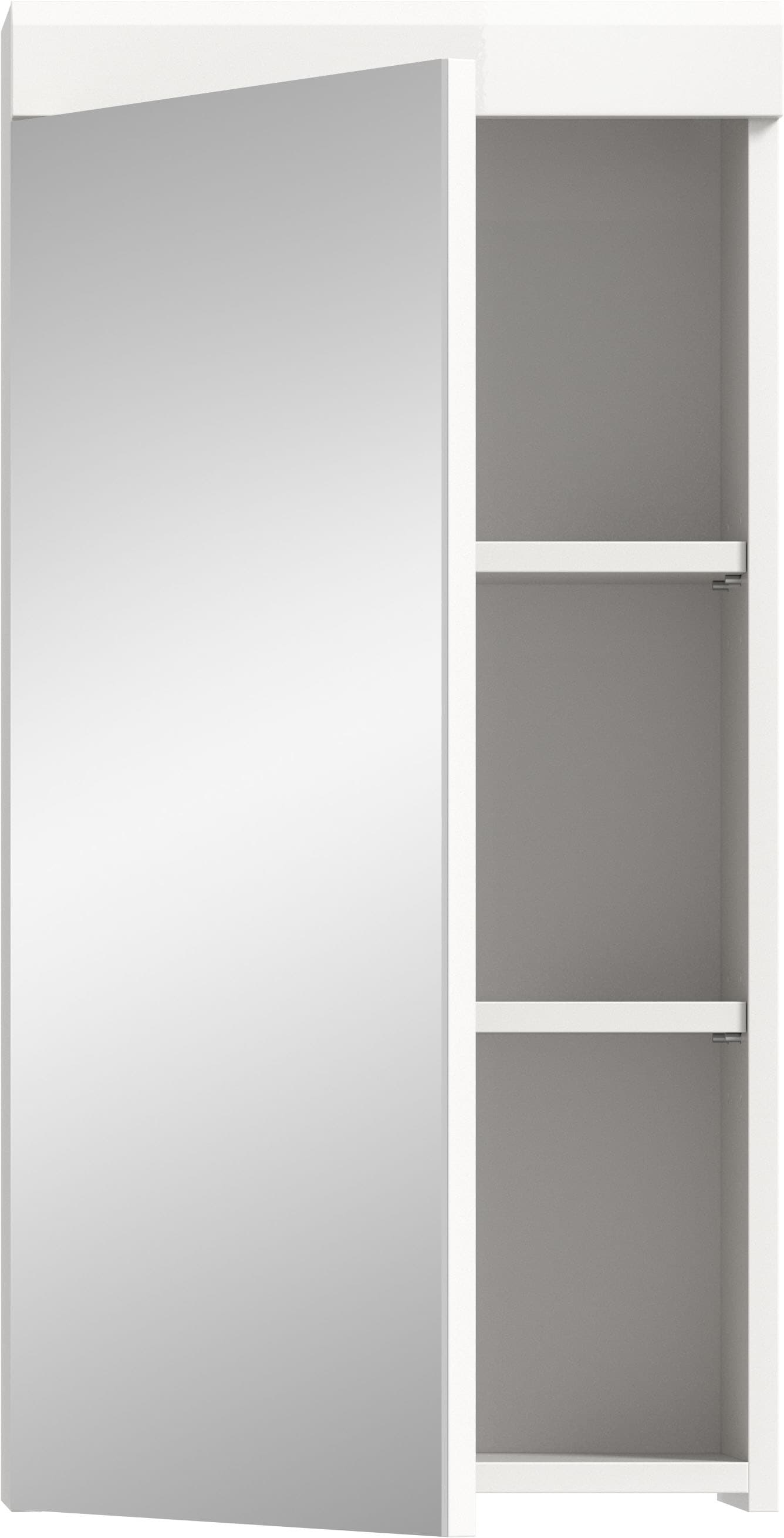 welltime Badezimmerspiegelschrank »SIENA, Breite 40 cm, 1 Spiegeltür, 2 Einlegeböden, 3 Fächer« Badmöbel, Badschrank, Schrank, Bad, Spiegel, Hängespiegel, Badspiegel