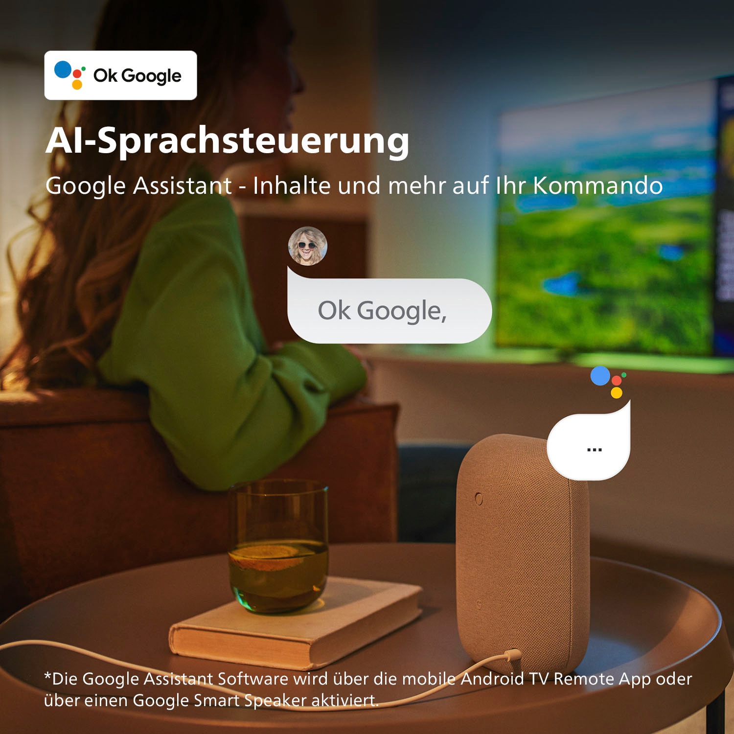 Philips LED-Fernseher »65PUS8007/12«, 4K Ultra HD, Android TV-Smart-TV