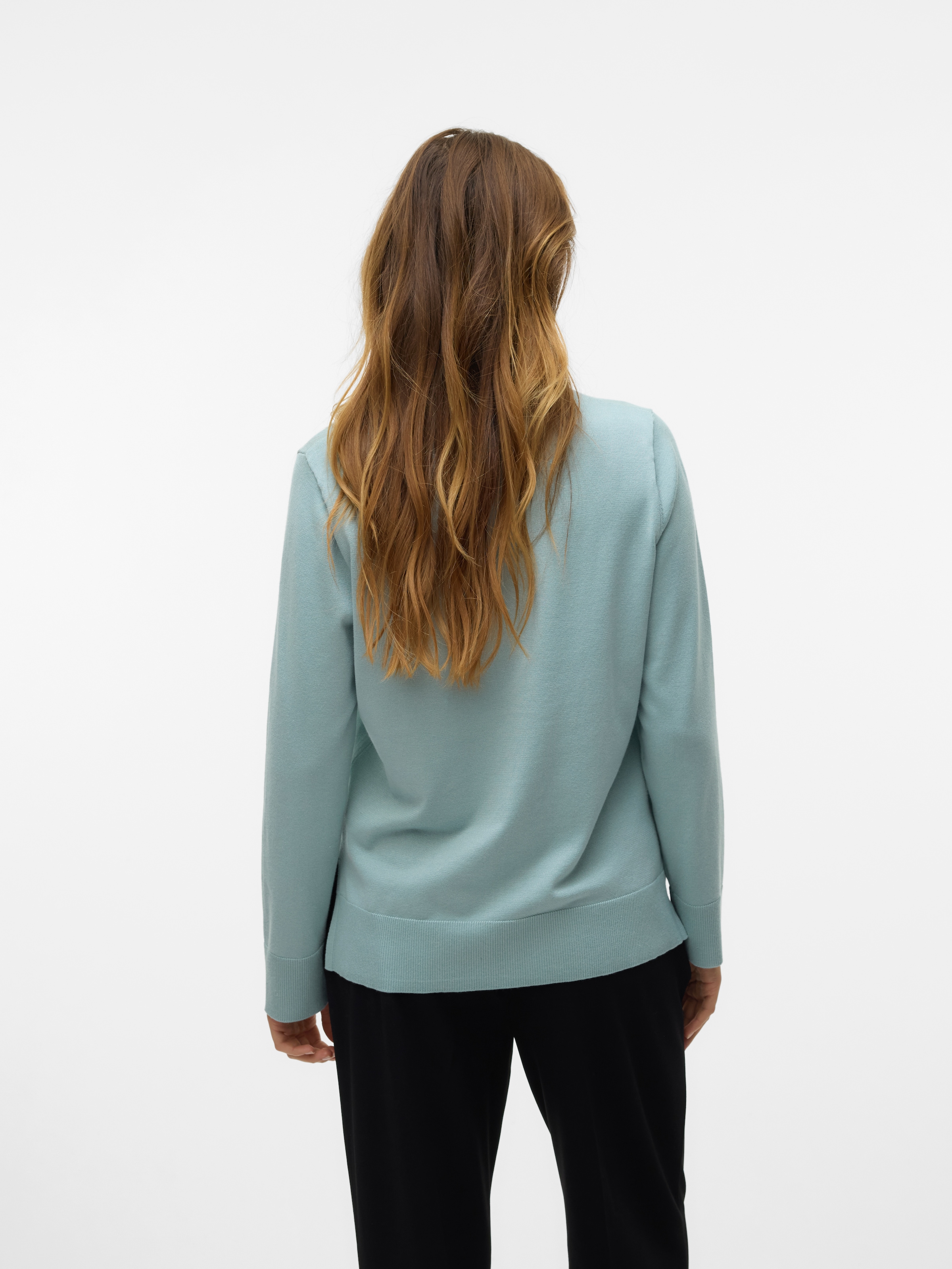Vero Moda Strickpullover »VMSILJE LS V-NECK PULLOVER GA NOOS«