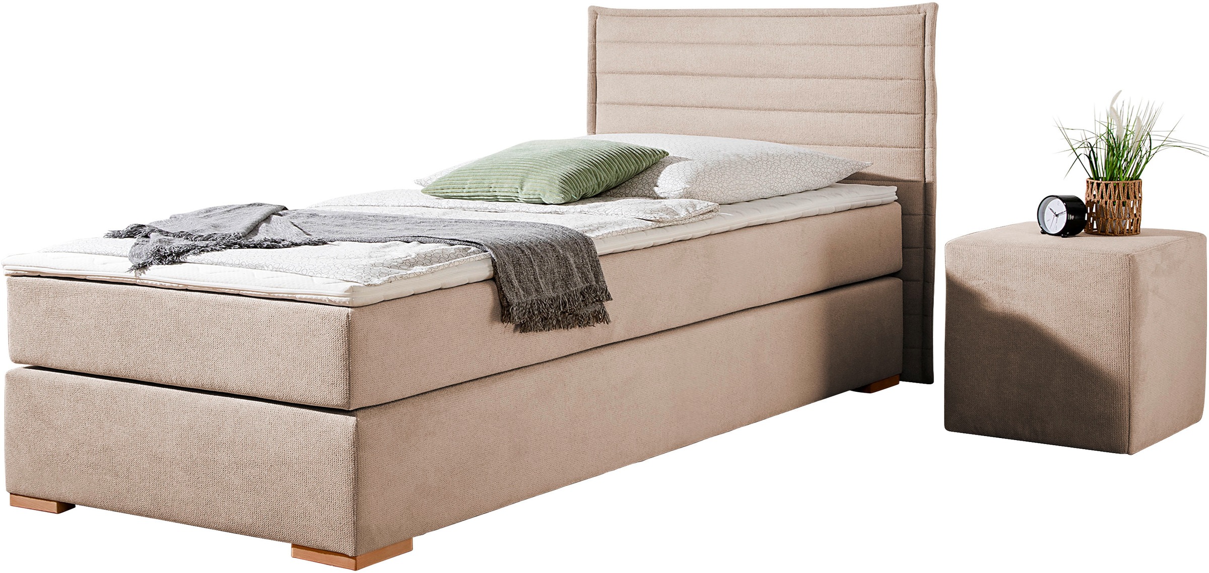 Home affaire Boxspringbett »"Östermoor"« in H2, H3 oder H4 erhältlich