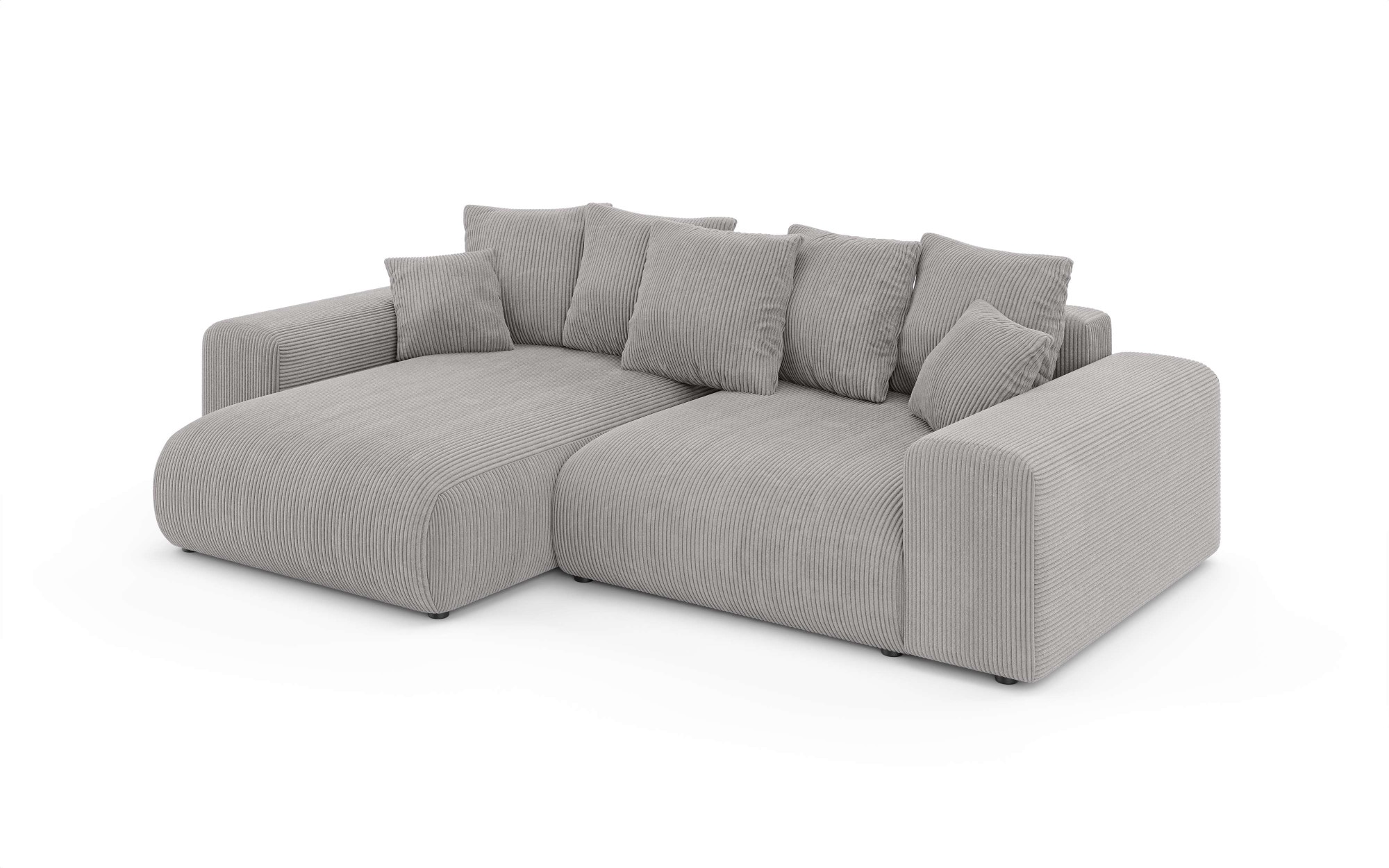 Home affaire Ecksofa »LAKESIDE mit Bettfunktion und Bettkasten, B/T/H 257/166/84 cm«