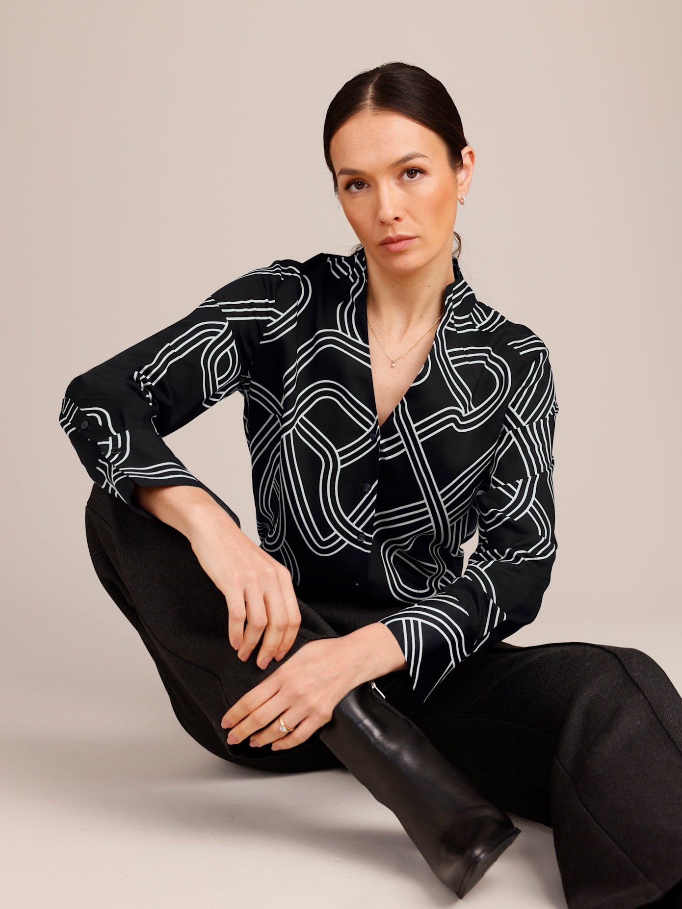 CREATION L PREMIUM Druckbluse