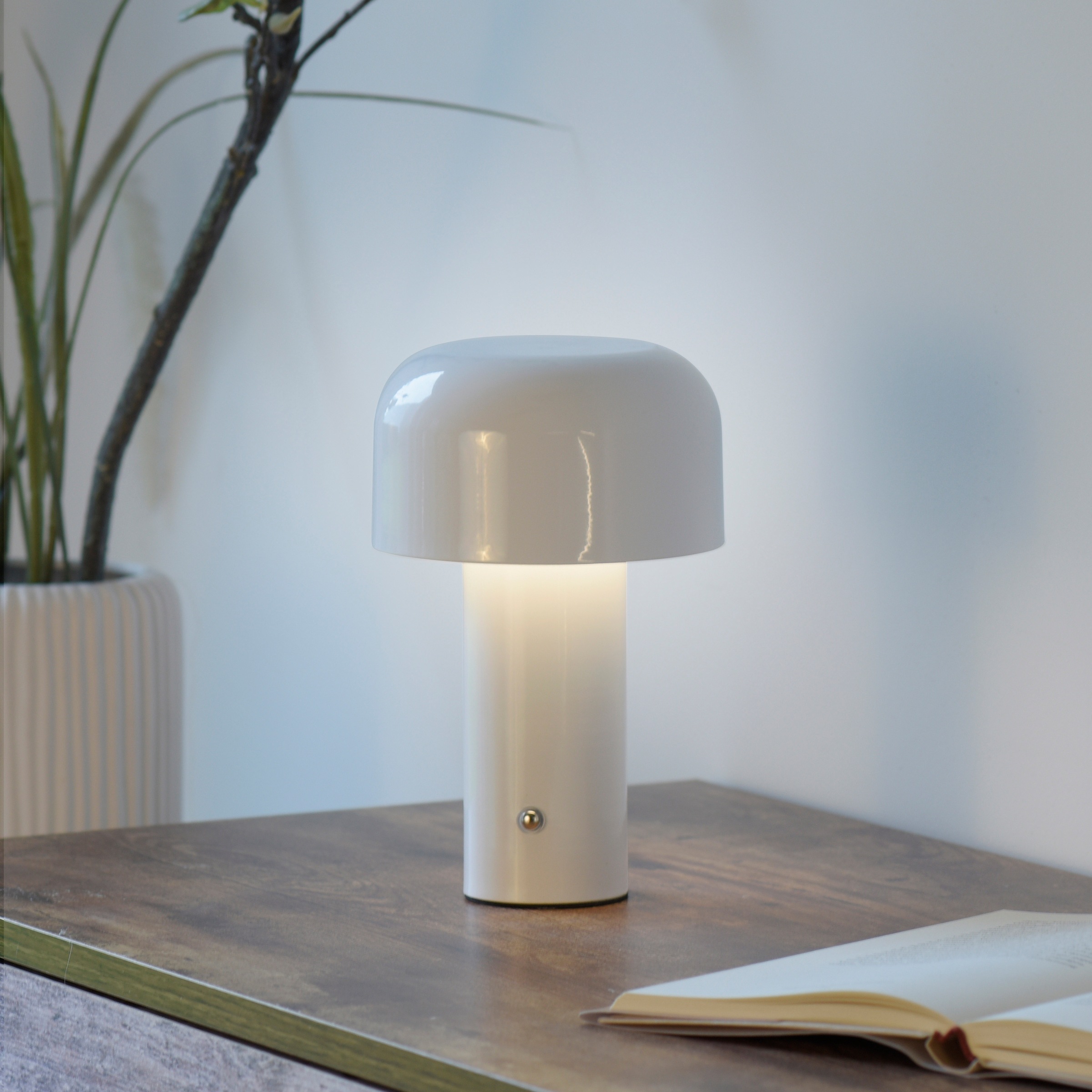 JUST LIGHT Tischleuchte »AGNES« LED-Modul 1 Stk. warmweiß - kaltweiß Akkuleuchte