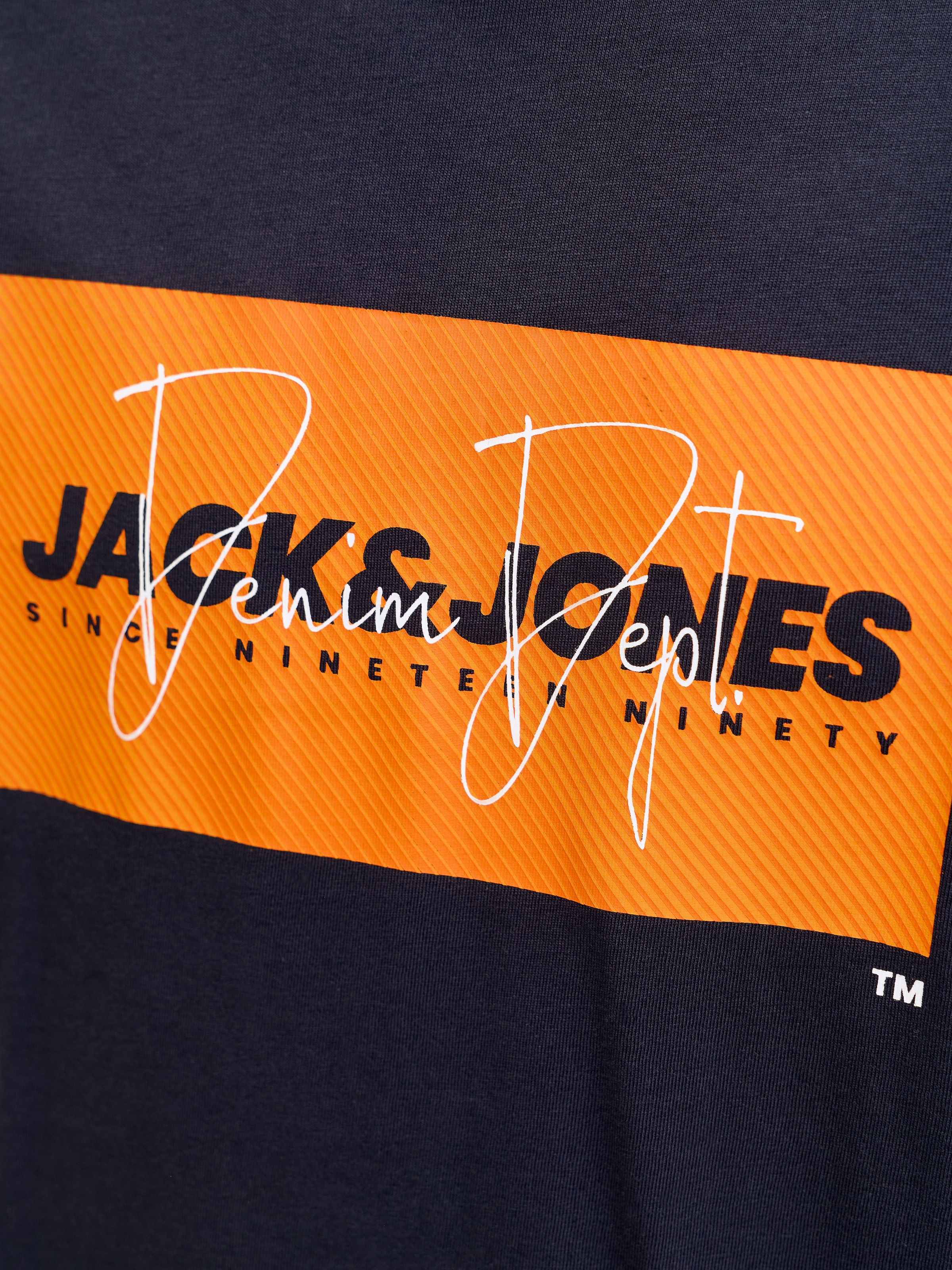 Jack & Jones PlusSize Rundhalsshirt »JJCOLE PRINT TEE SS CREW NECK PLS«