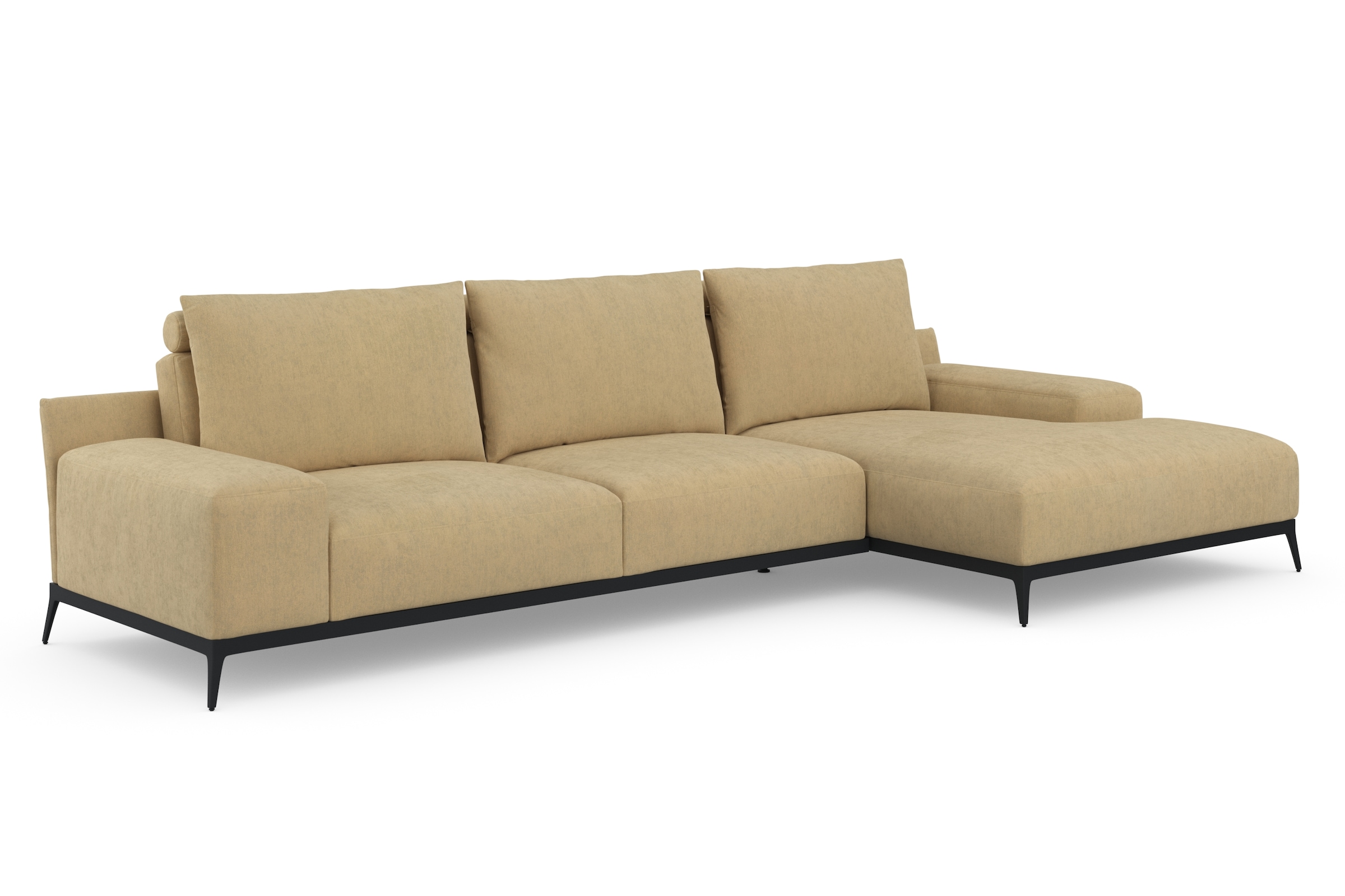 machalke® Ecksofa »lorenzo, L-Form«
