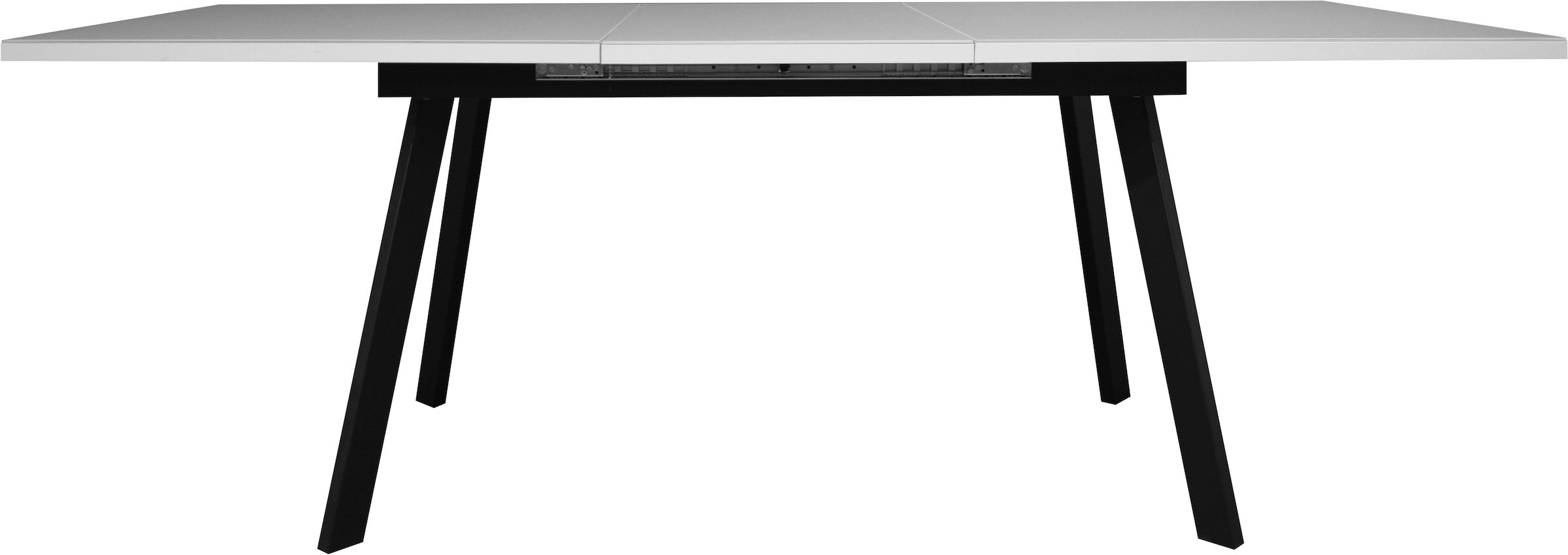 Mäusbacher Esstisch »Imola TOPSELLER!«, Mäusbacher Esstisch, Breite 160 cm, mit Glasoberplatte, 4 Metallfüße