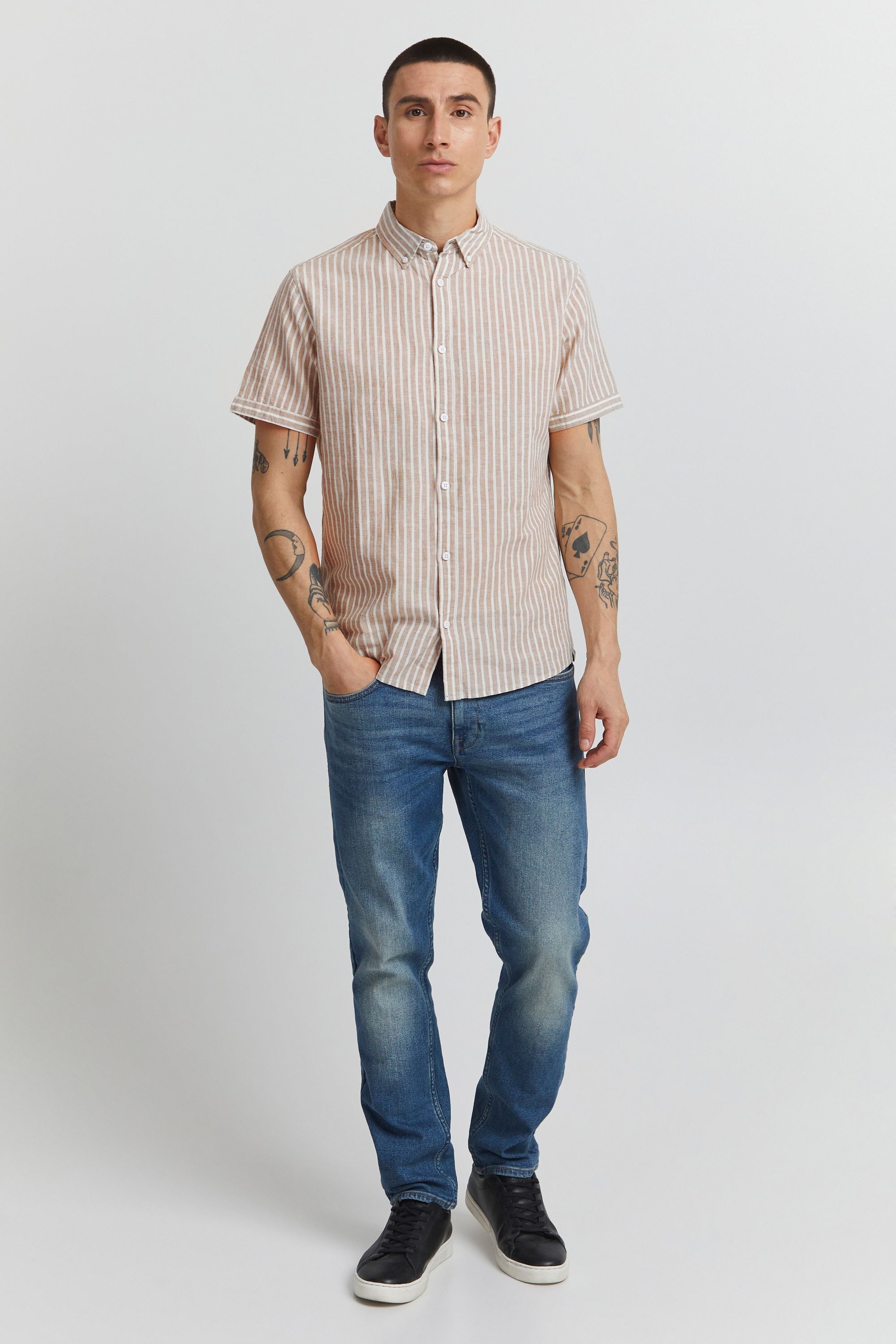 Indicode Kurzarmshirt »Kurzarmhemd IDHank«