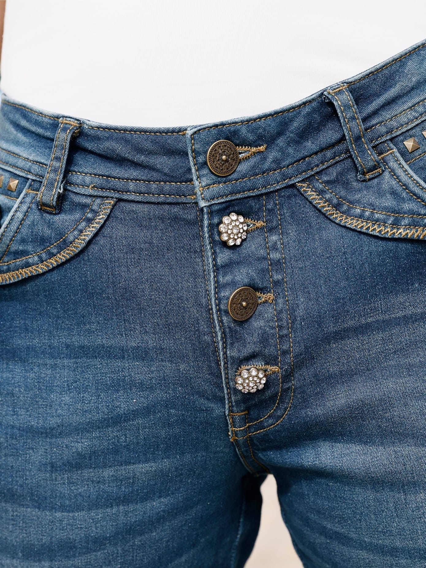 Inspirationen 5-Pocket-Jeans, (1 tlg.)