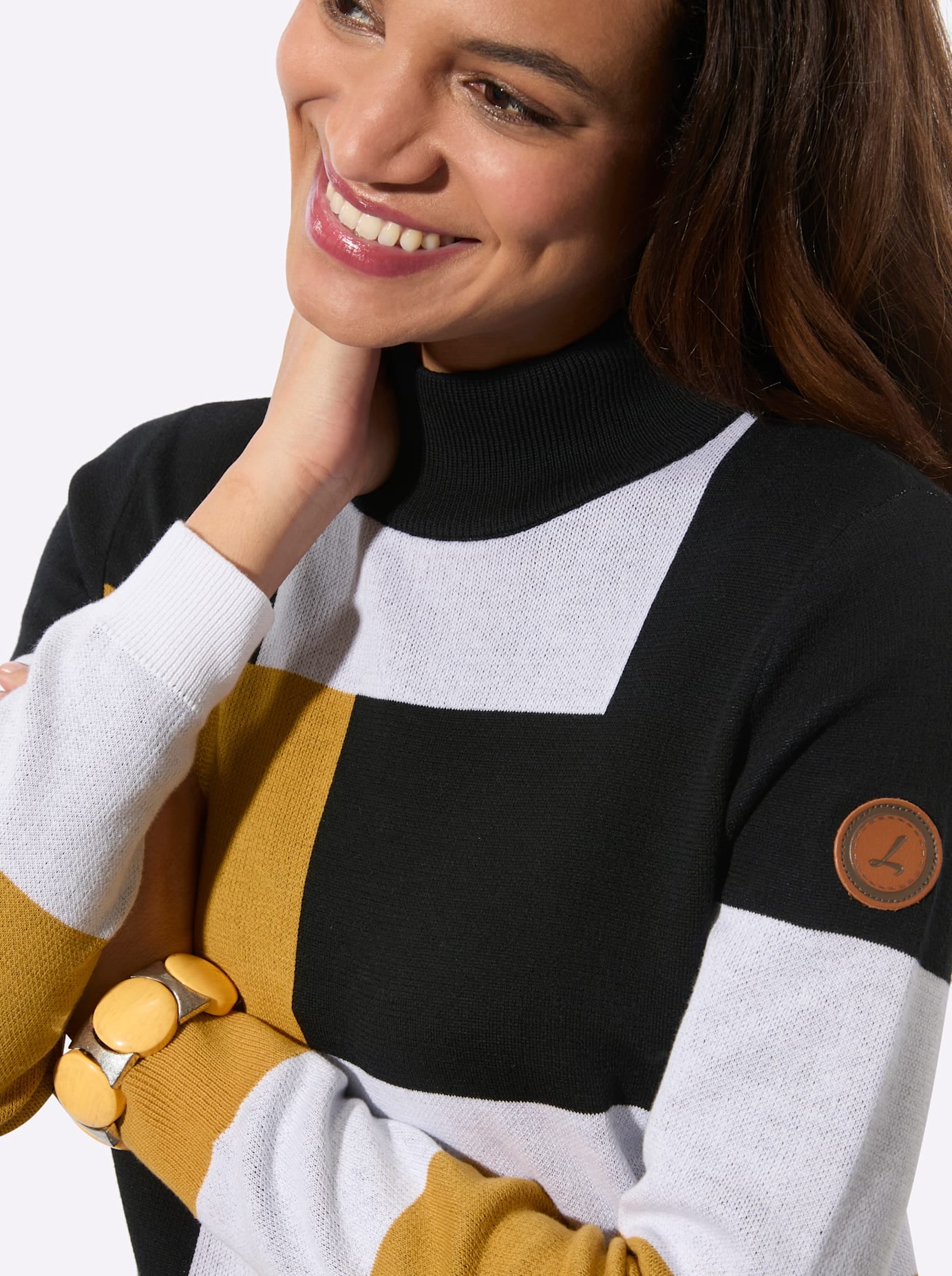 Casual Looks Strickpullover »Langarm-Pullover«