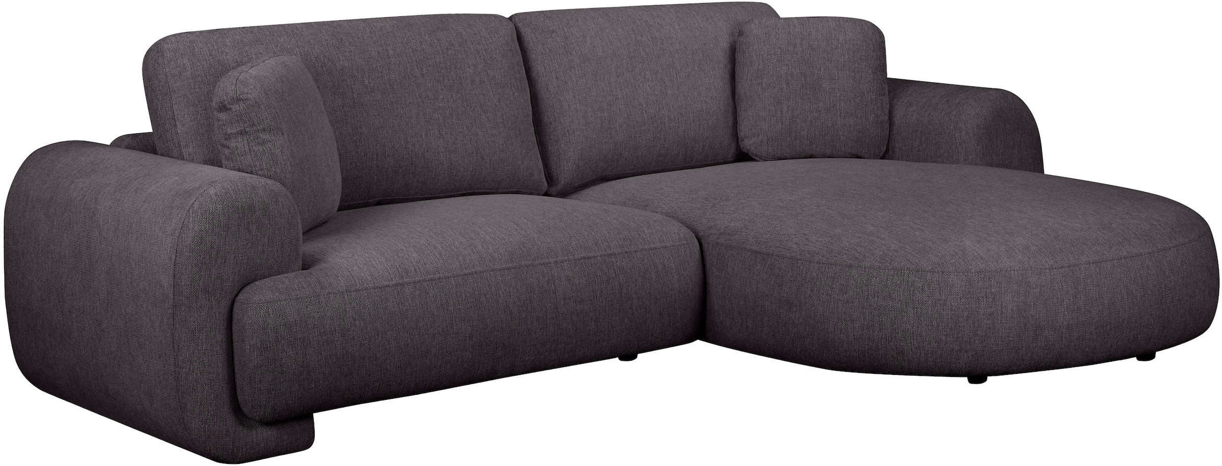 OTTO home Ecksofa »YllSY L-Form, 231cm - OTTO. Verlässliche Qualität.« Struktur-Bezug, Tonnentaschen-Federkern