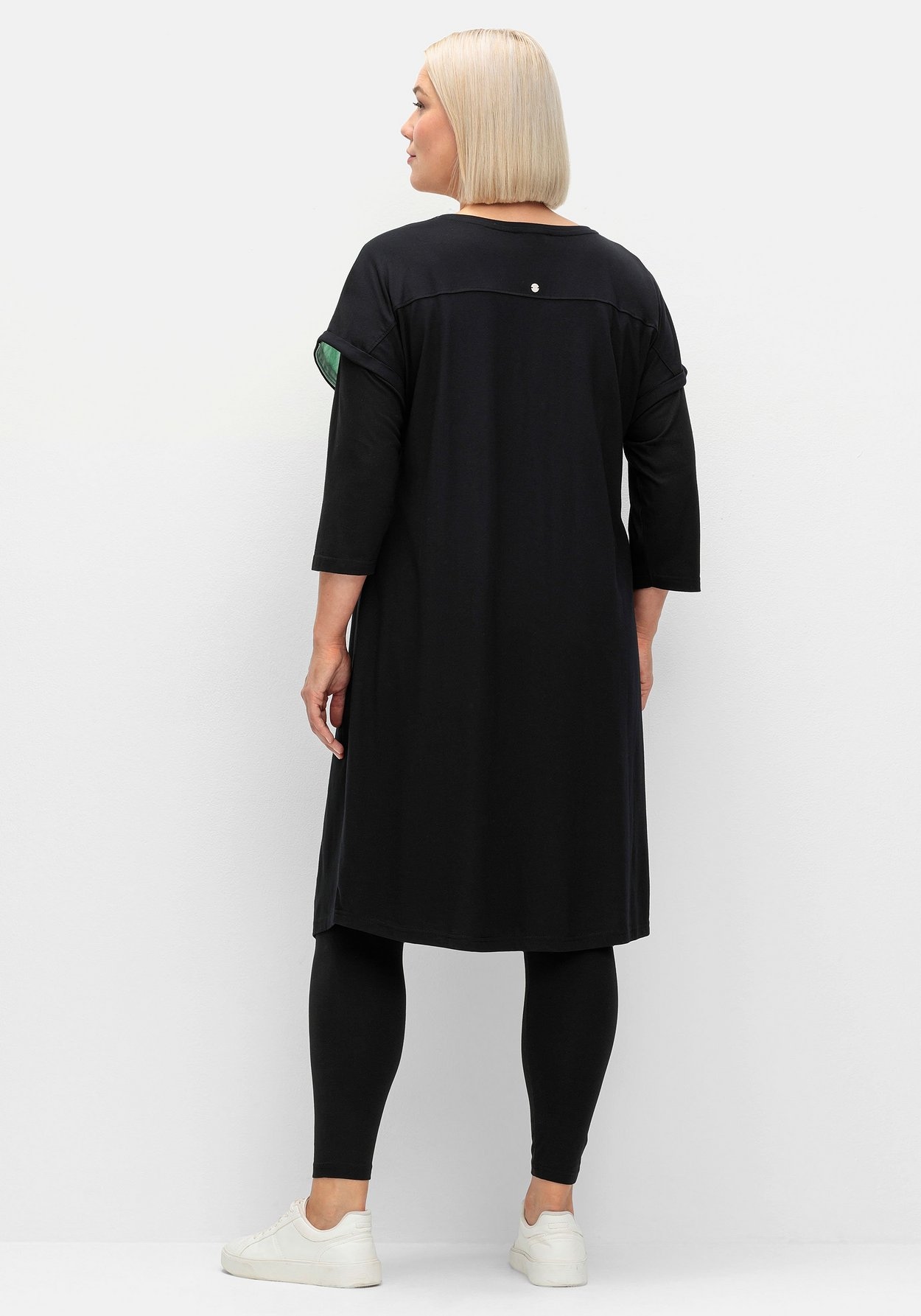 Sheego Jerseykleid »Oversized-Shirtkleid mit Grafikprint vorn«