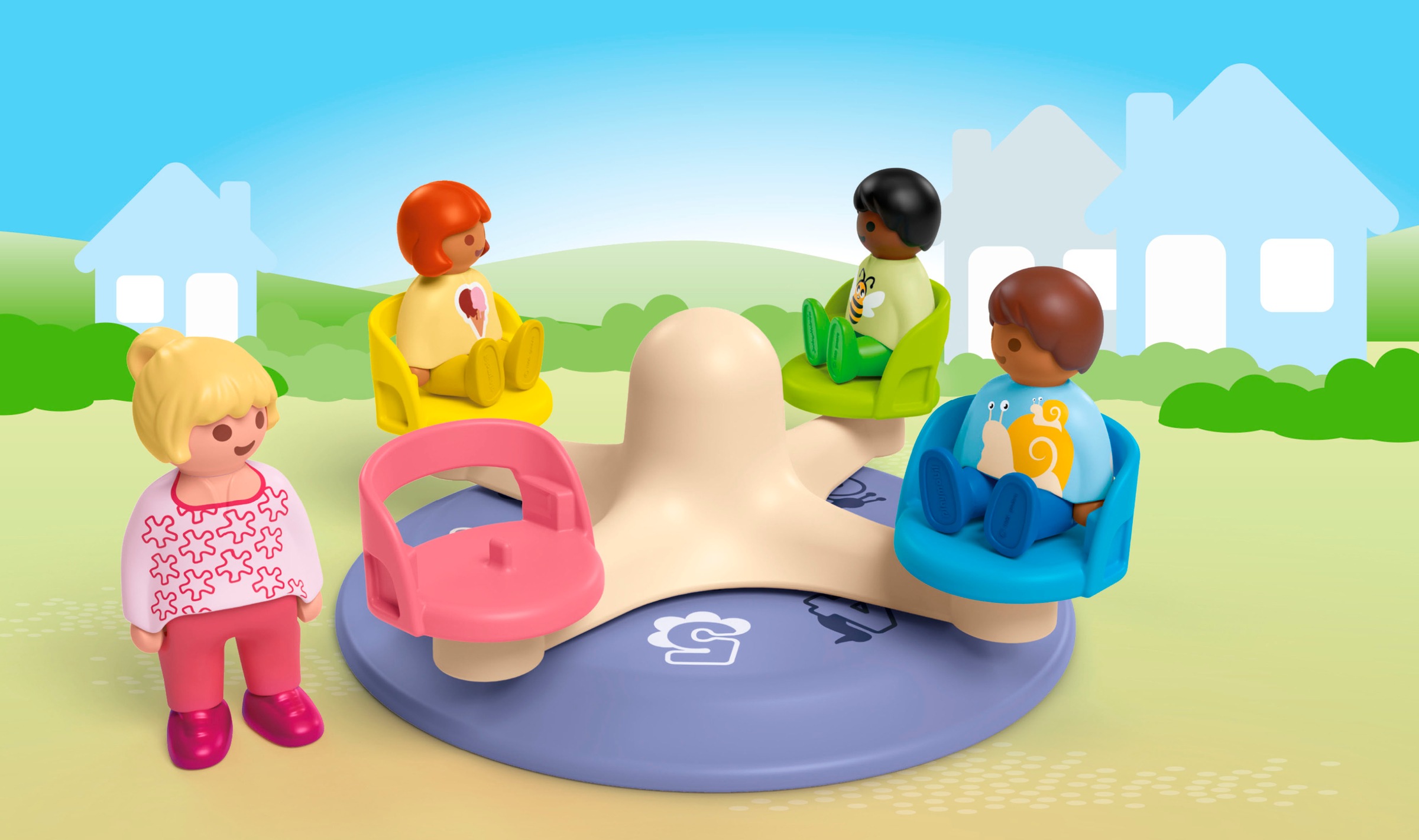 Playmobil® Konstruktions-Spielset »Zahlenkarussell (71701), JUNIOR«, (5 St.), Made in Europe