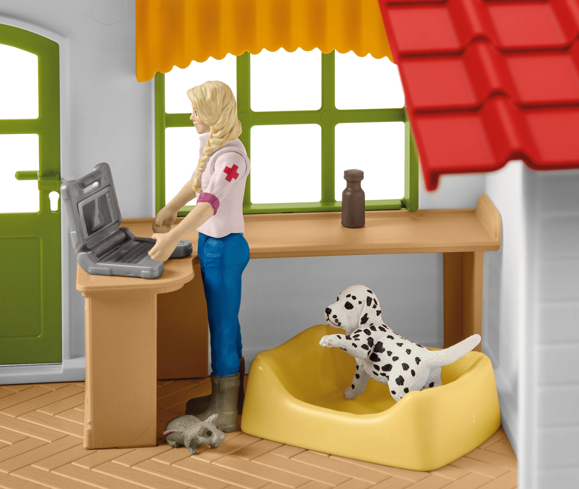 Schleich® Spielwelt »FARM WORLD, Tierarzt-Praxis mit Haustieren (42502)«, Made in Europe