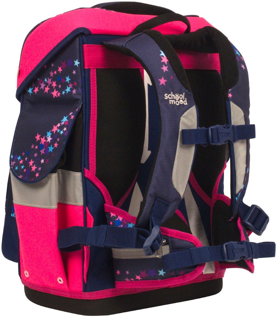SCHOOL-MOOD® Schulranzen »Timeless, Leni (Hund)«, retroreflektierende Flächen, aus recyceltem Material