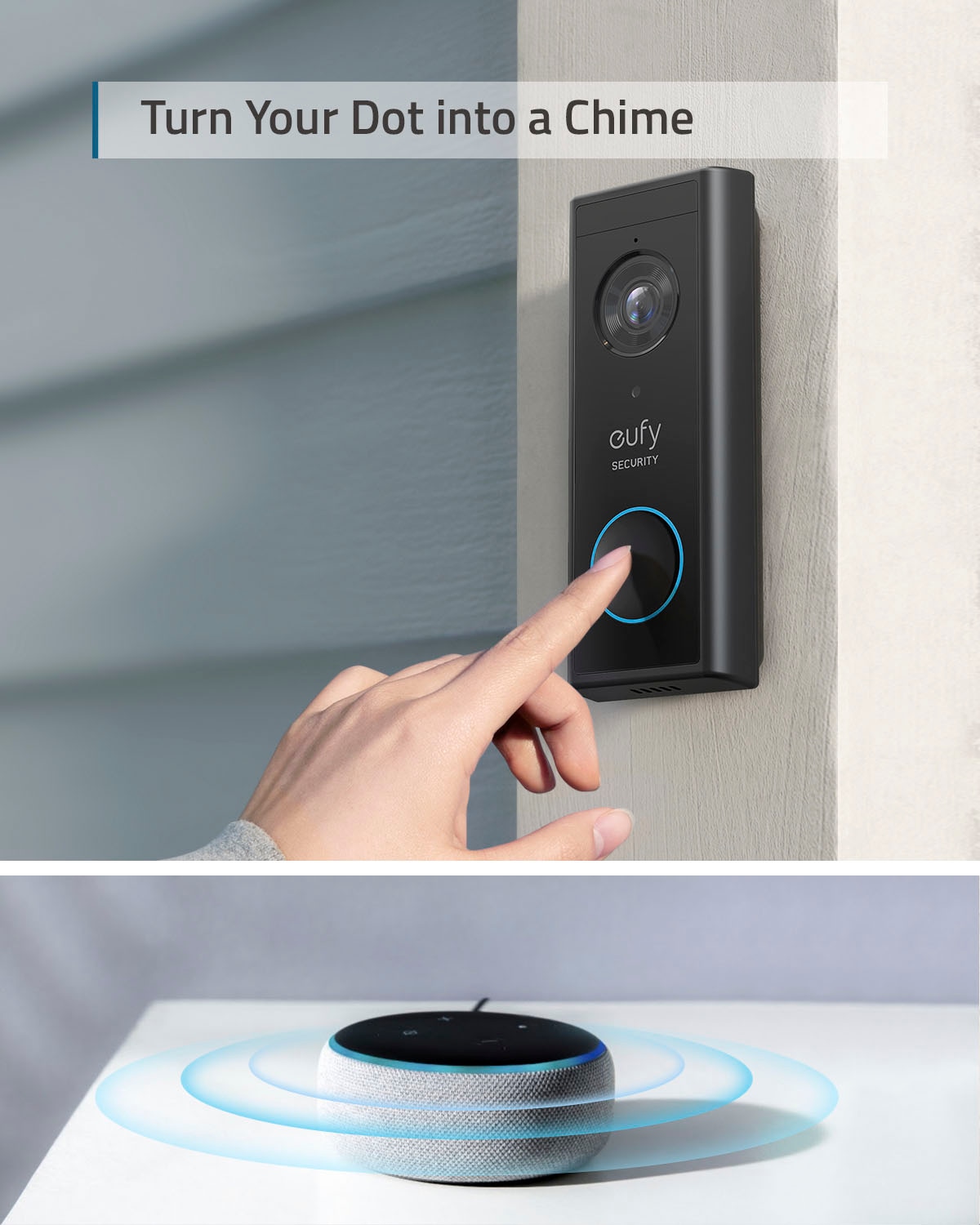 eufy Smart Home Türklingel »Video Doorbell 2K«, Außenbereich