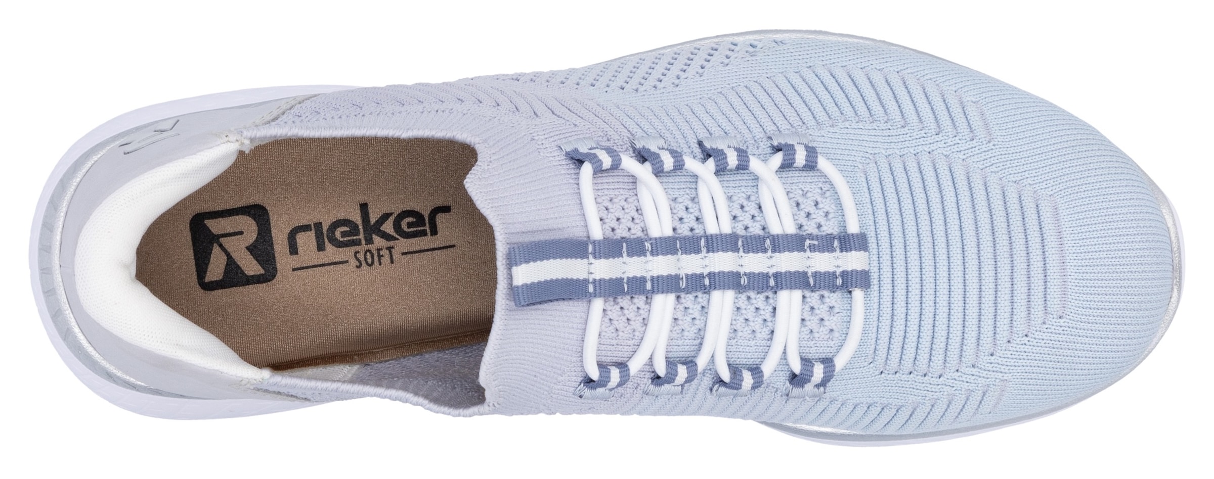 RIEKER Sport Slip-On Sneaker »Ready2GO«, Halbschuh, Freizeitschuh, Slipper mit MemoSoft-Innensohle