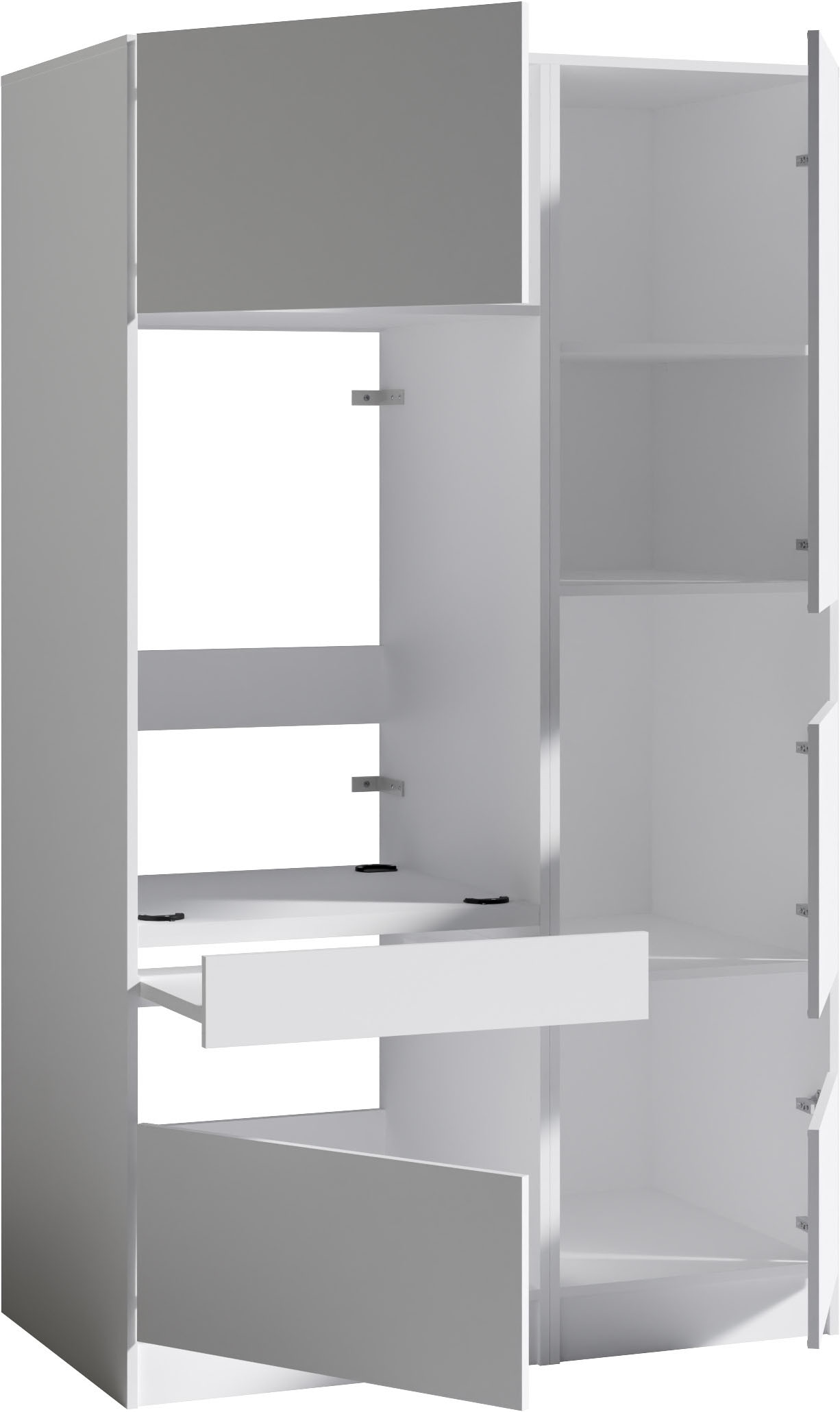 BASIC by Balculina Mehrzweckschrank-Set »Washhome B/T/H 118x68x200 cm« 2 Stk. tlg.