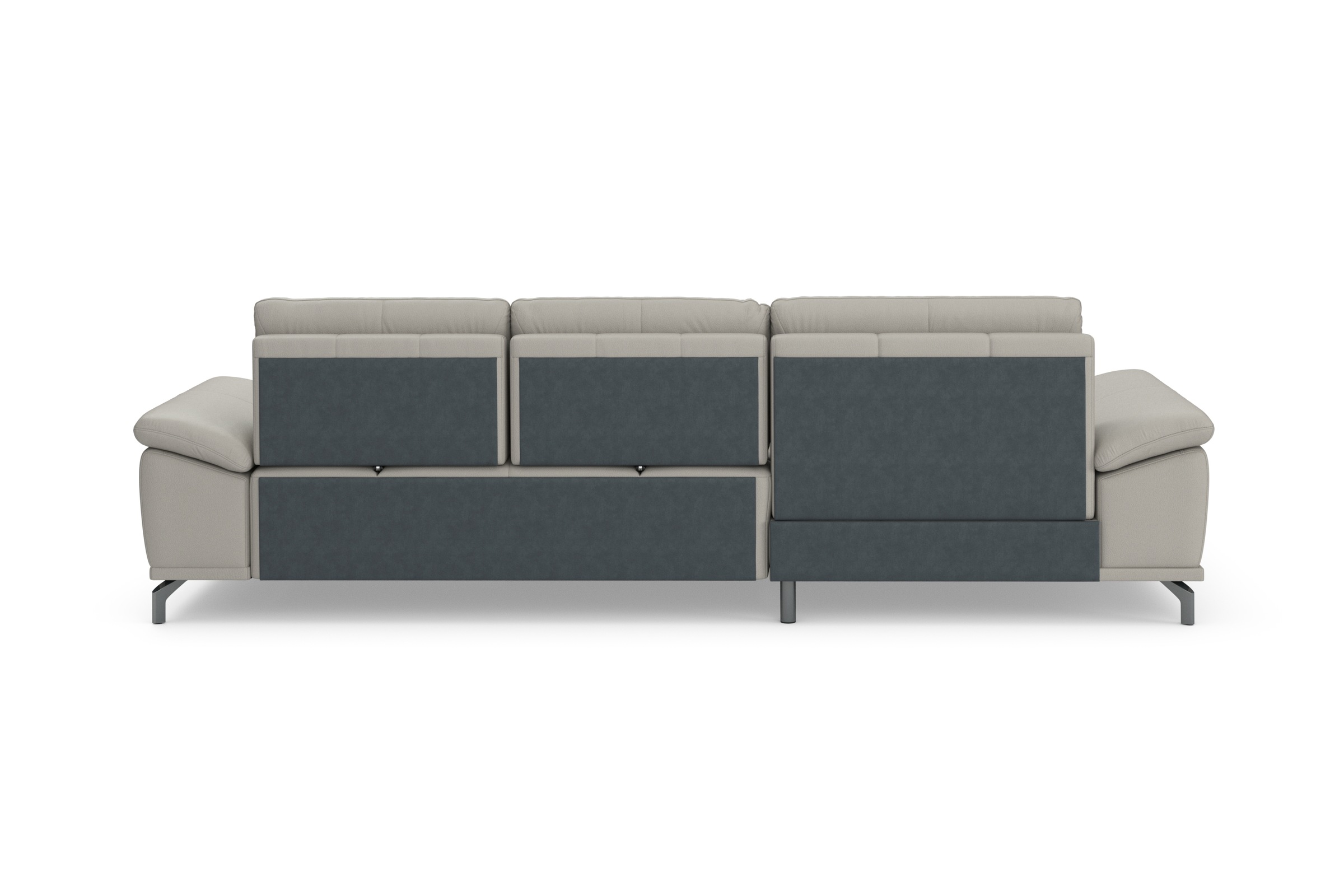 Places of Style Ecksofa Costello, mit Sitztiefenverstellung und Armlehnfunktion, incl. 3 Nierenkissen