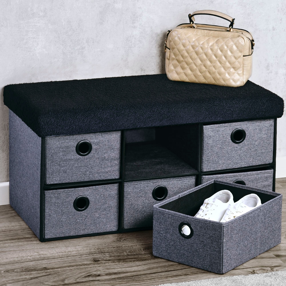 KESPER® Sitztruhe »KESPER Sitzbank mit Aufbewahrungsboxen«