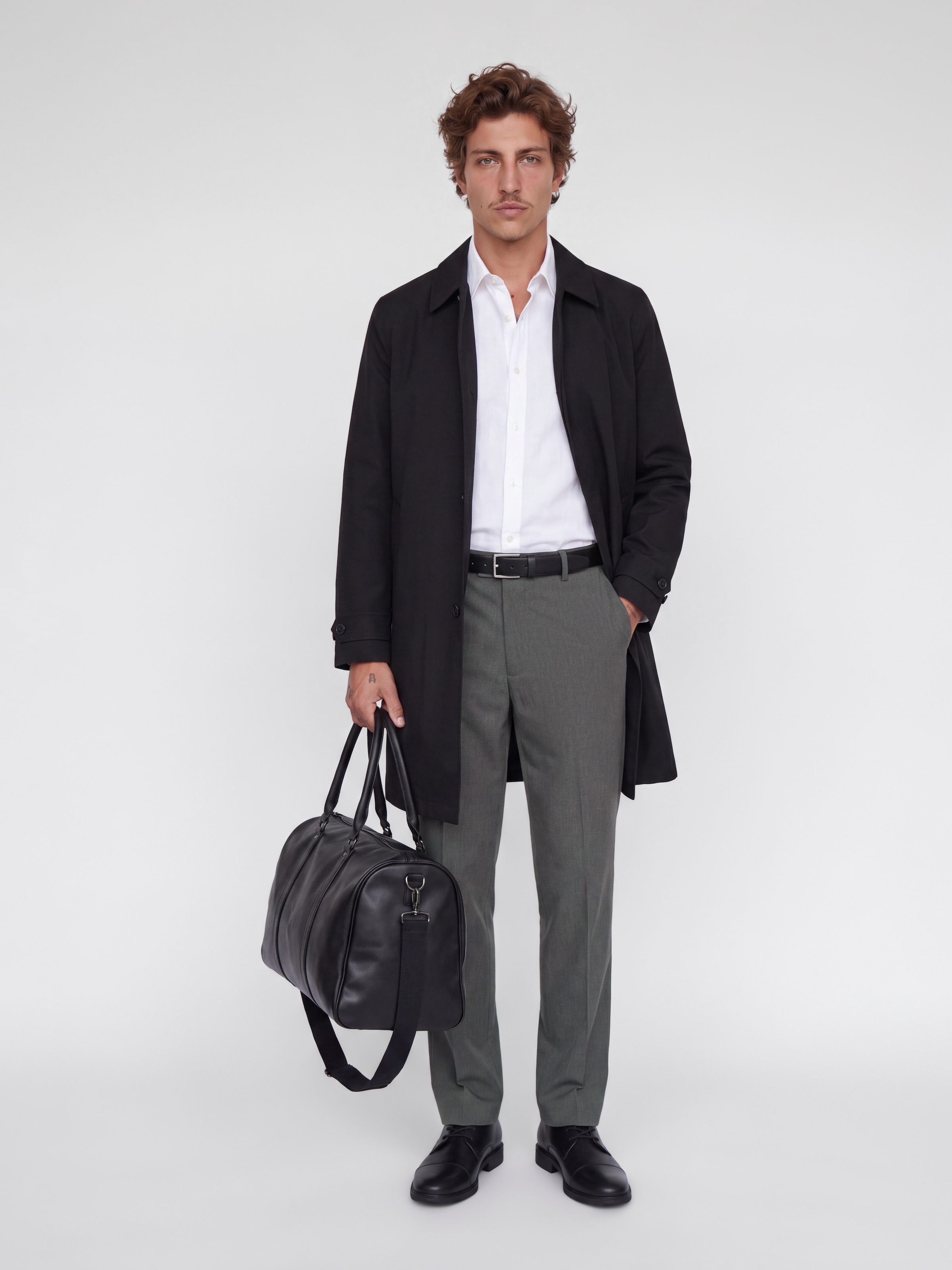 Jack & Jones Anzughose »JPSTBILL TOBY CHINO NOOS«  Materialmix, weit